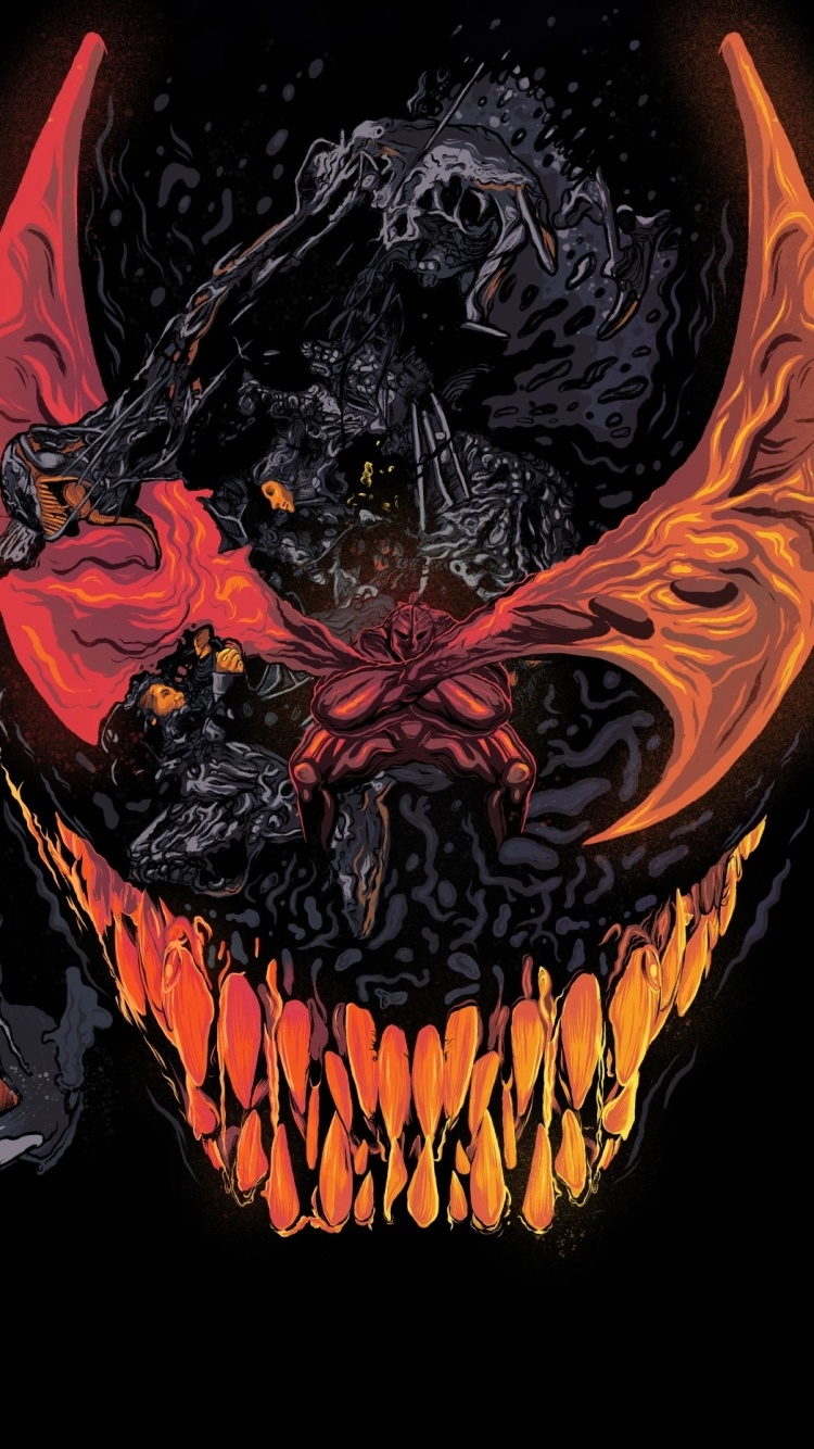 Comics Venom, 750x1334, Phone HD Wallpaper