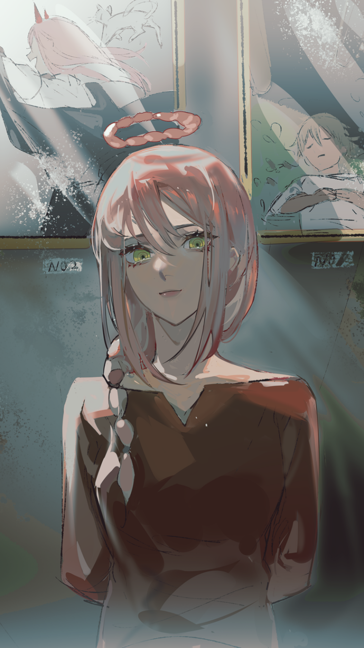 Anime Chainsaw Man, Makima (Chainsaw Man), 750x1334, Phone HD Wallpaper