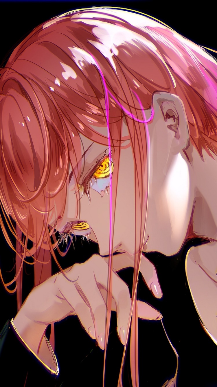 Anime Chainsaw Man, Makima (Chainsaw Man), 750x1334, Phone HD Wallpaper