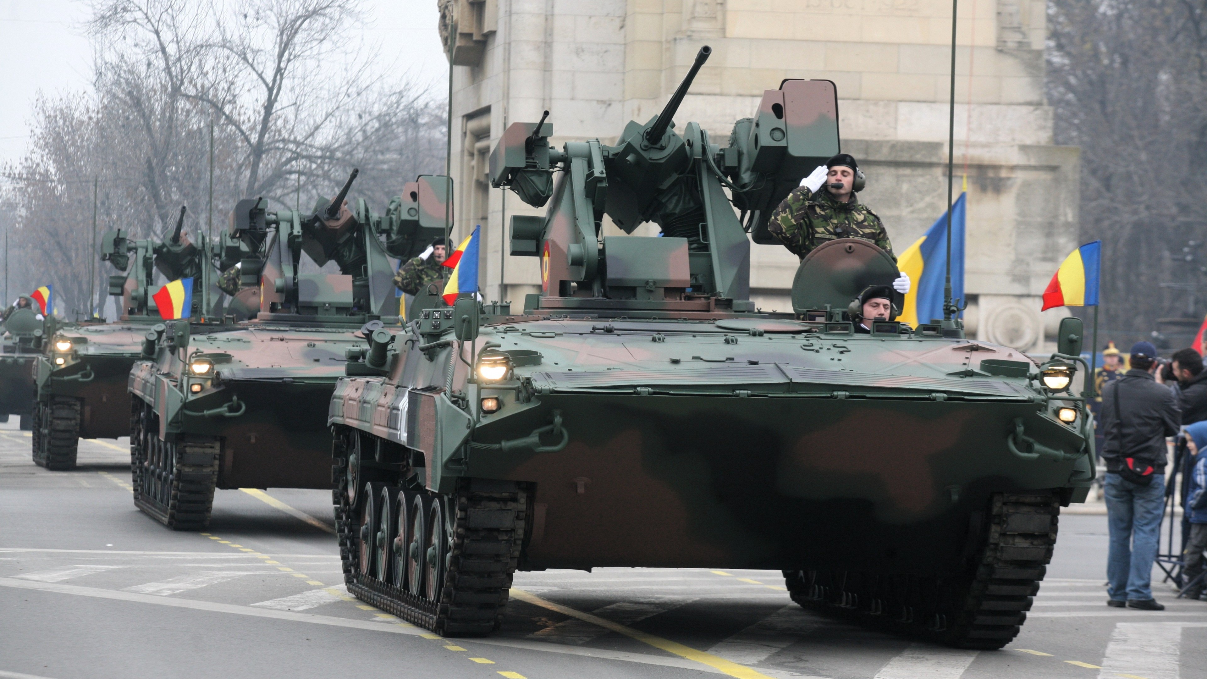 MLI-84, IFV, MLI-84M, infantry fighting vehicle, MICV, Romanian Armed Forces, parade, HD Wallpaper