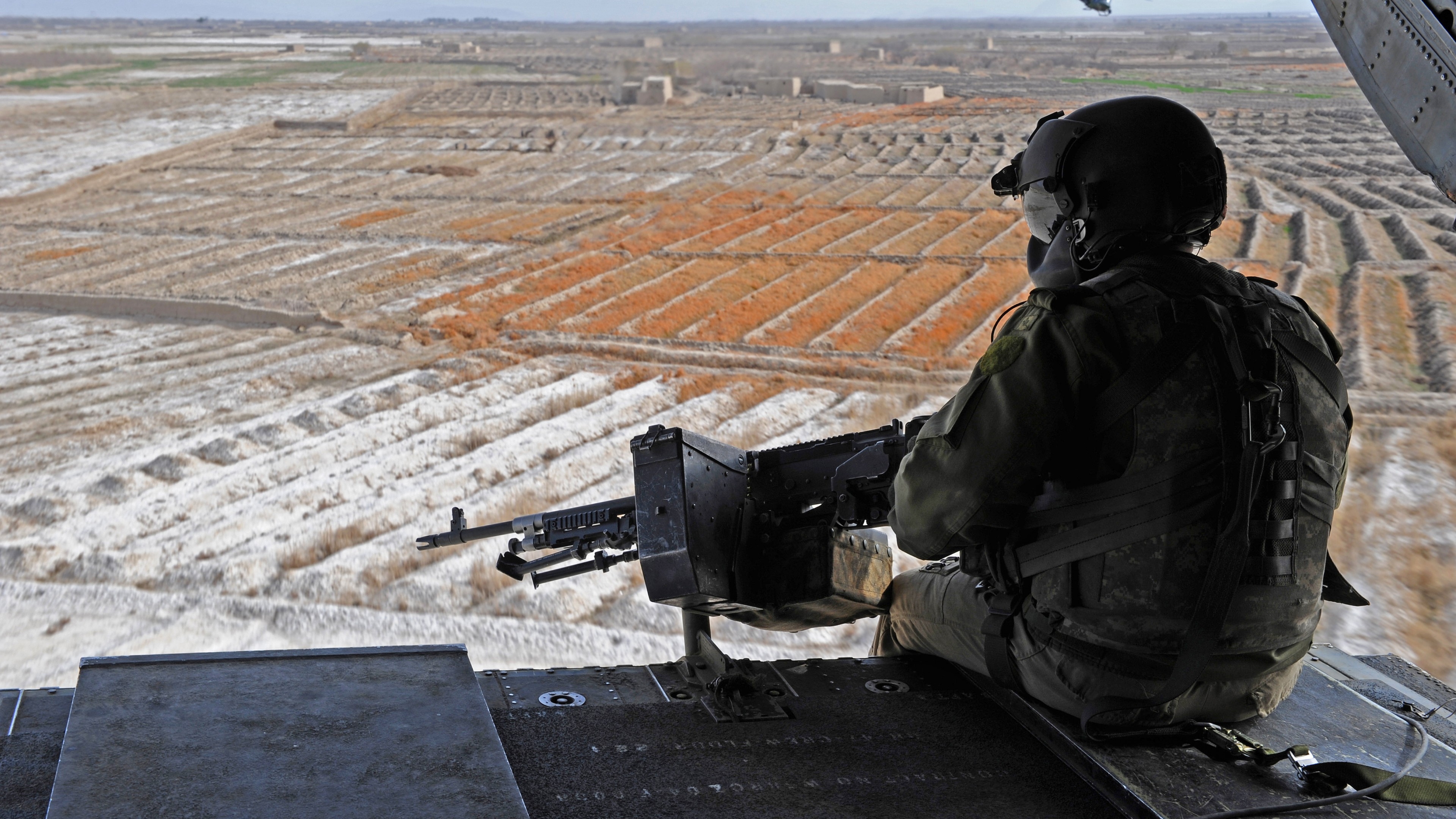 Canadian Armed Forces, soldier, helicopter, JTF, Afghanistan, Air Wing, MMG, HD Wallpaper