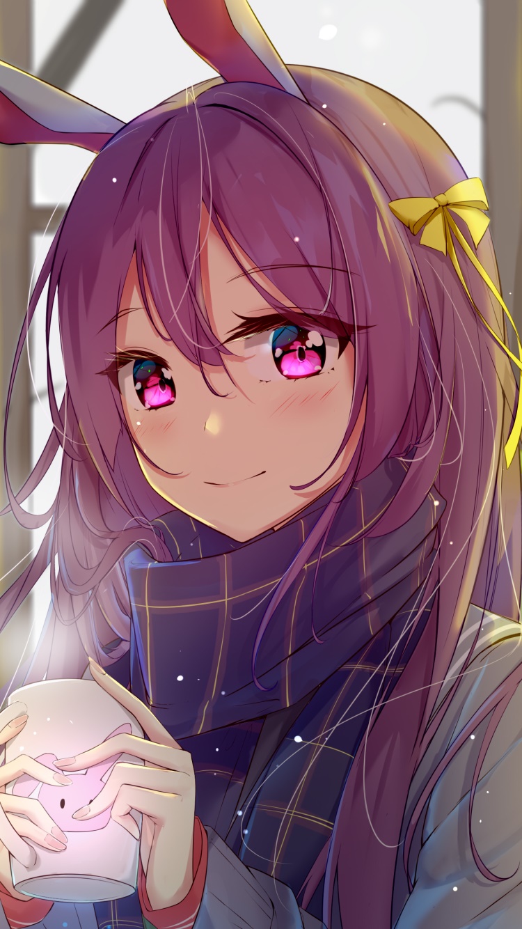 Anime Touhou, Reisen Udongein Inaba, 750x1334, Phone HD Wallpaper