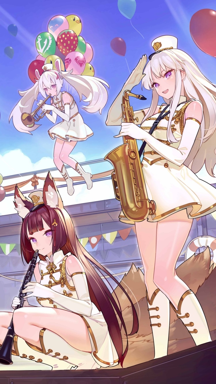 Anime Azur Lane, 750x1334, Phone HD Wallpaper
