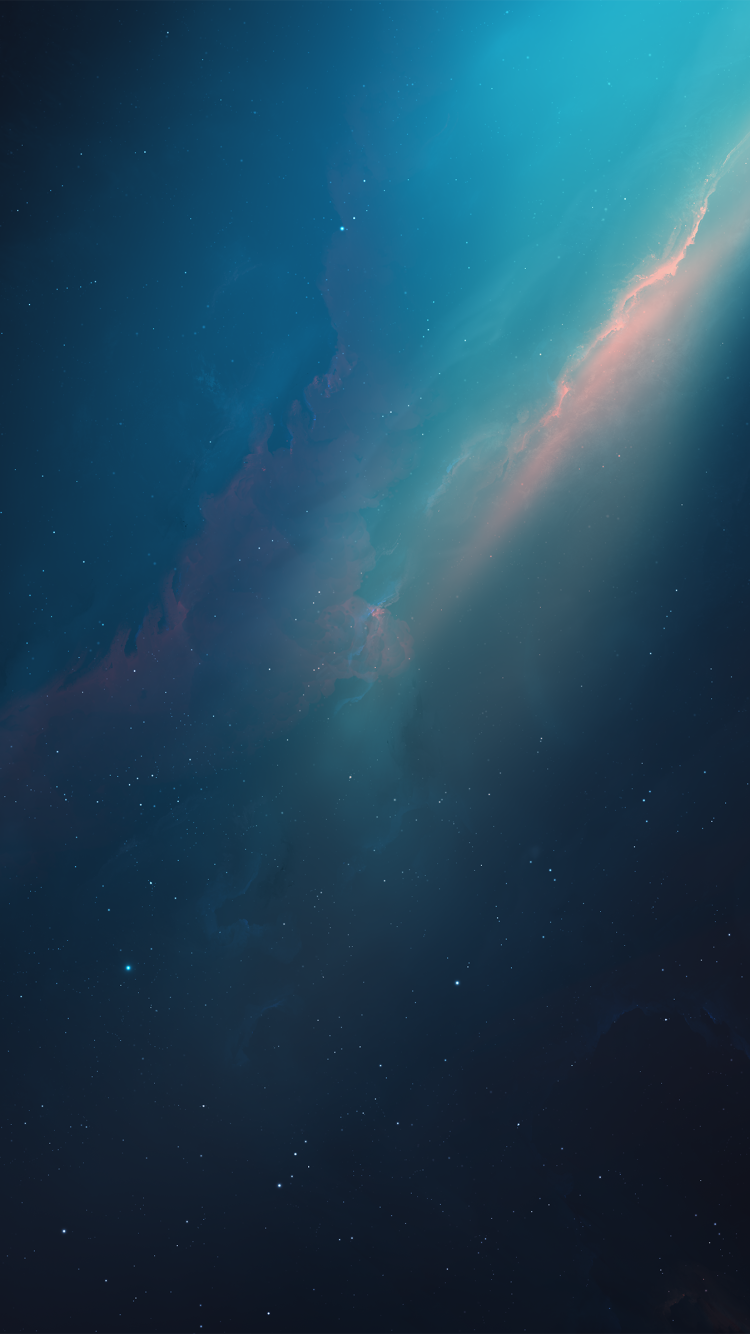 Sci Fi Nebula, Stars, Space, Blue, 750x1334, Phone HD Wallpaper