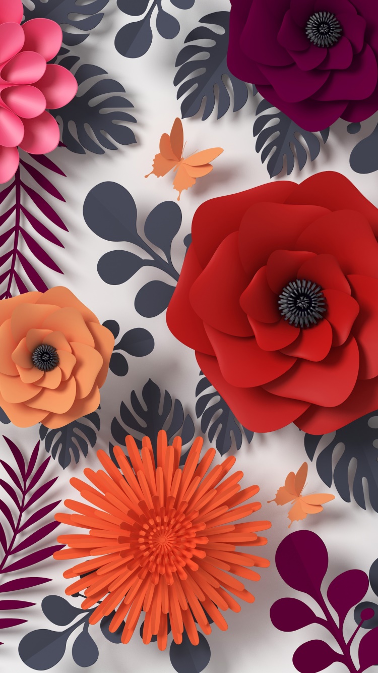 Artistic Flower, 750x1334, Phone HD Wallpaper