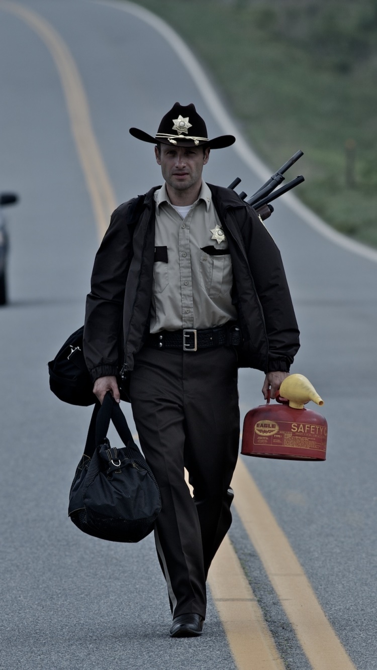 TV Show The Walking Dead, Rick Grimes, Andrew Lincoln, 750x1334, Phone HD Wallpaper