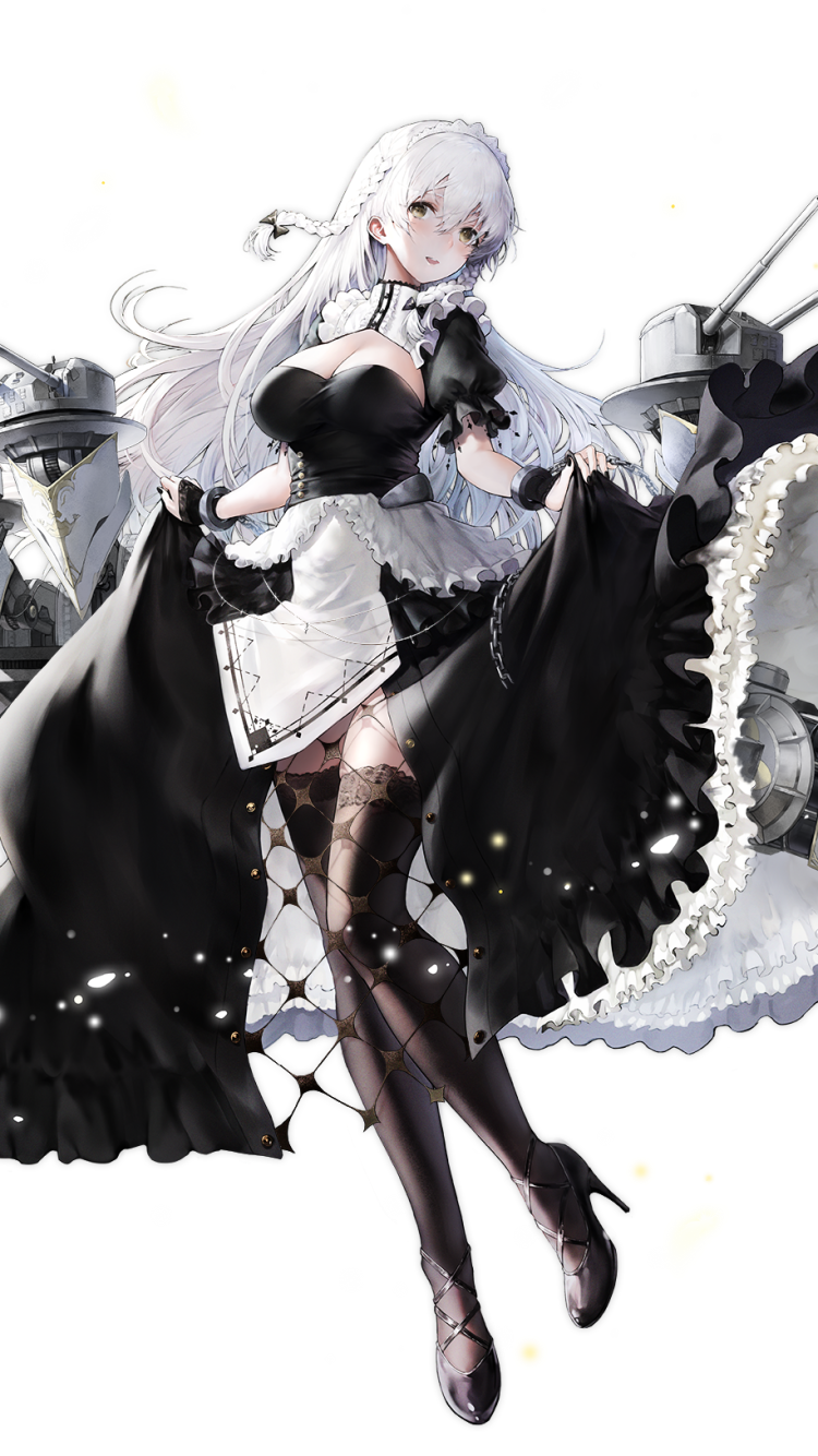 Anime Azur Lane, Hermione (Azur Lane), 750x1334, Phone HD Wallpaper