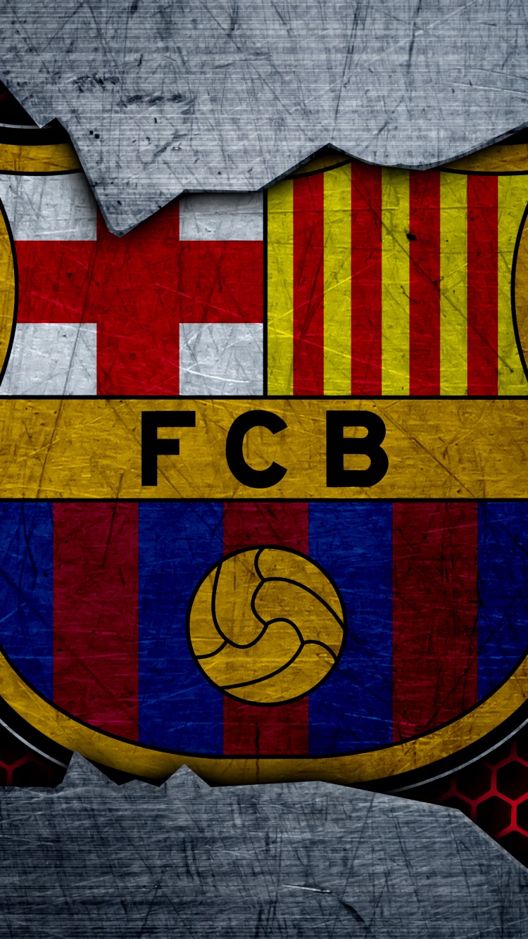 Sports FC Barcelona, Logo, Soccer, 750x1334, Phone HD Wallpaper