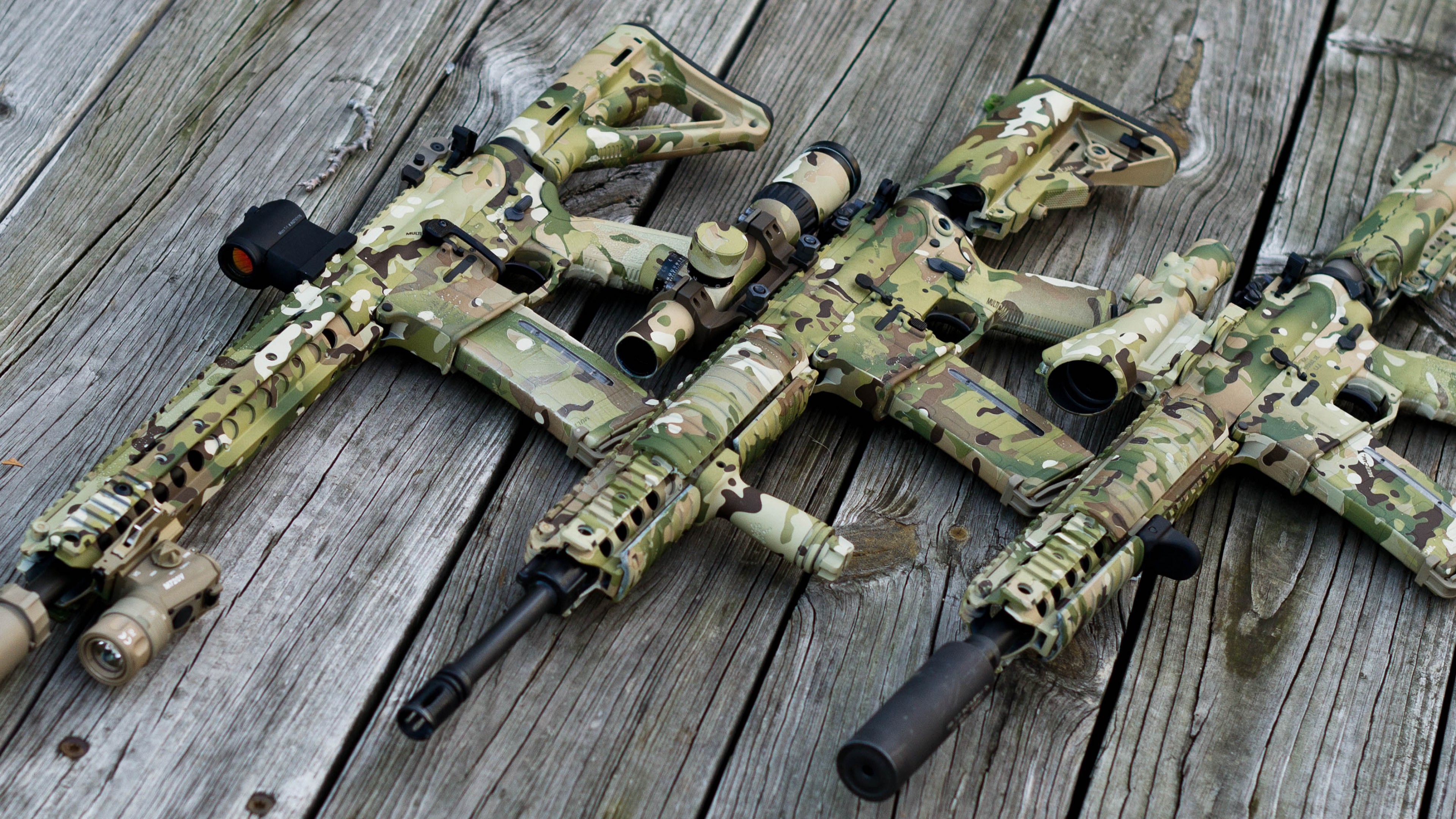 AR-15, rifle, U.S. Armed Force, semi-automatic, multicam, camo, ammunition винтовка, АР-15, камуфляж, амуниция, AR-15, rifle, U.S. Armed Force, semi-automatic, multicam, camo, ammunition, HD Wallpaper
