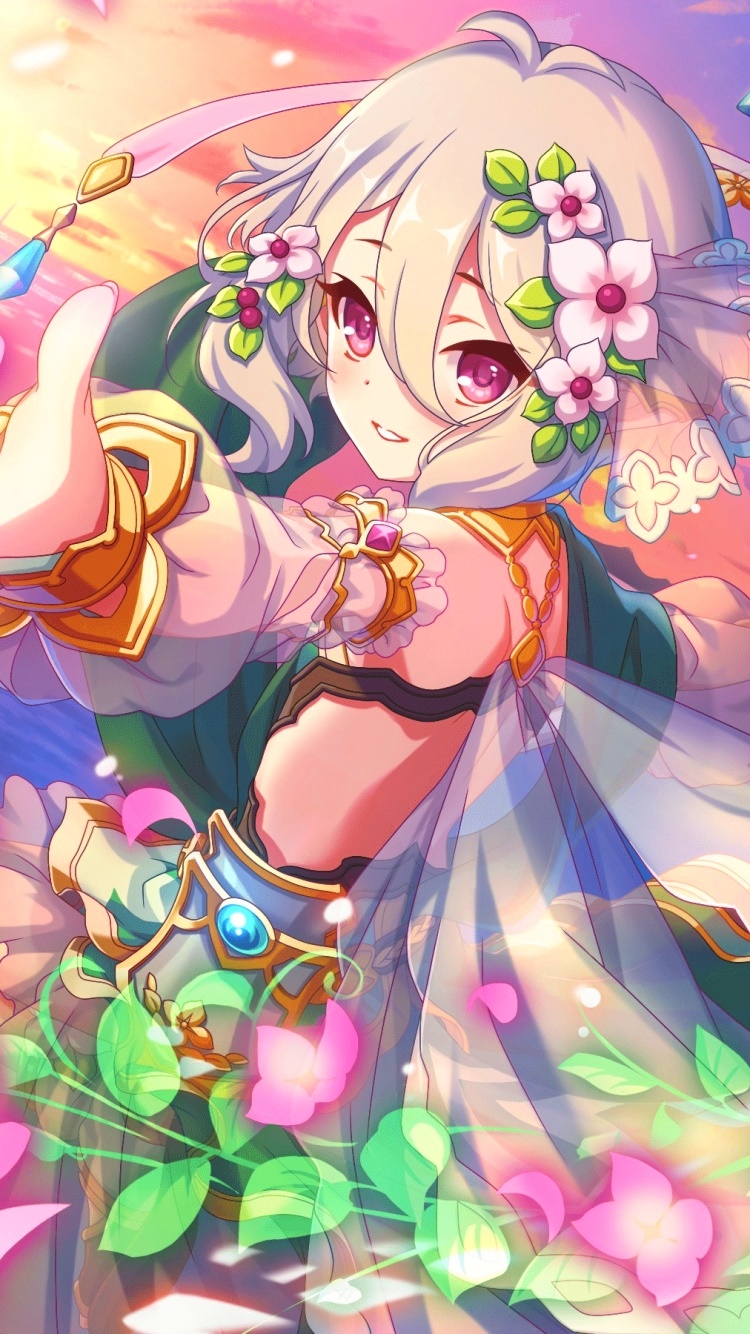 Anime Princess Connect! Re:Dive, Kokoro Natsume, 750x1334, Phone HD Wallpaper