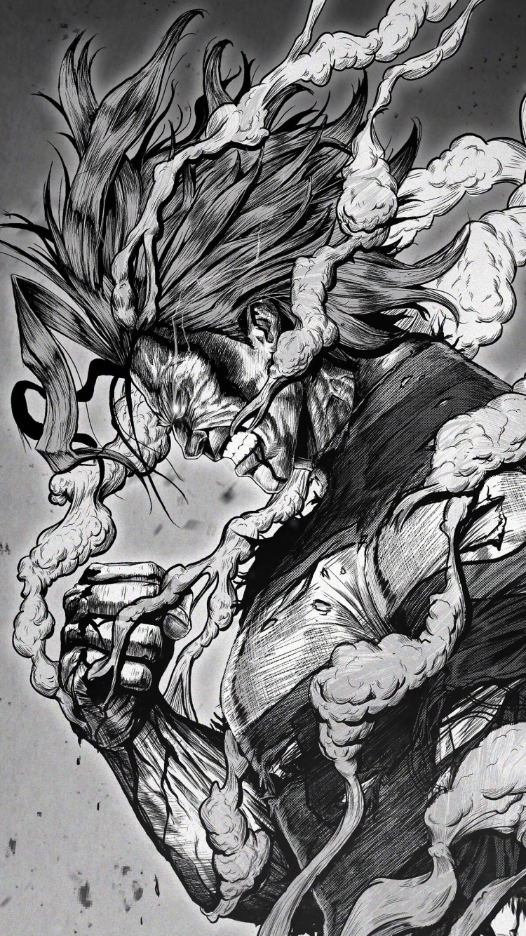 Anime My Hero Academia, All Might, Toshinori Yagi, 750x1334, Phone HD Wallpaper