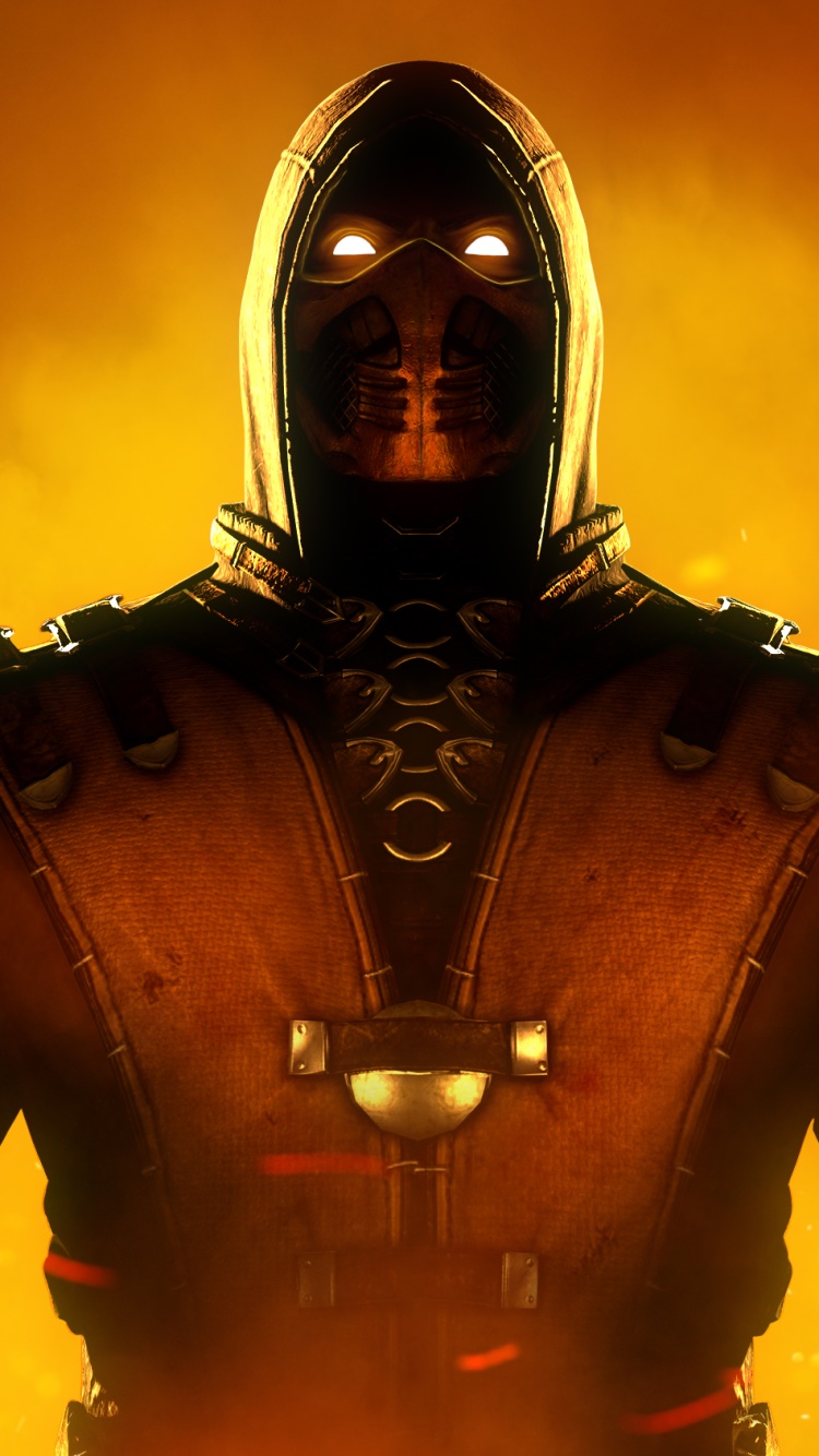 Video Game Mortal Kombat, Scorpion (Mortal Kombat), 750x1334, Phone HD Wallpaper