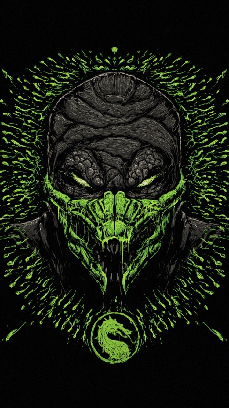 Video Game Mortal Kombat, Reptile (Mortal Kombat), 750x1334, Phone HD Wallpaper