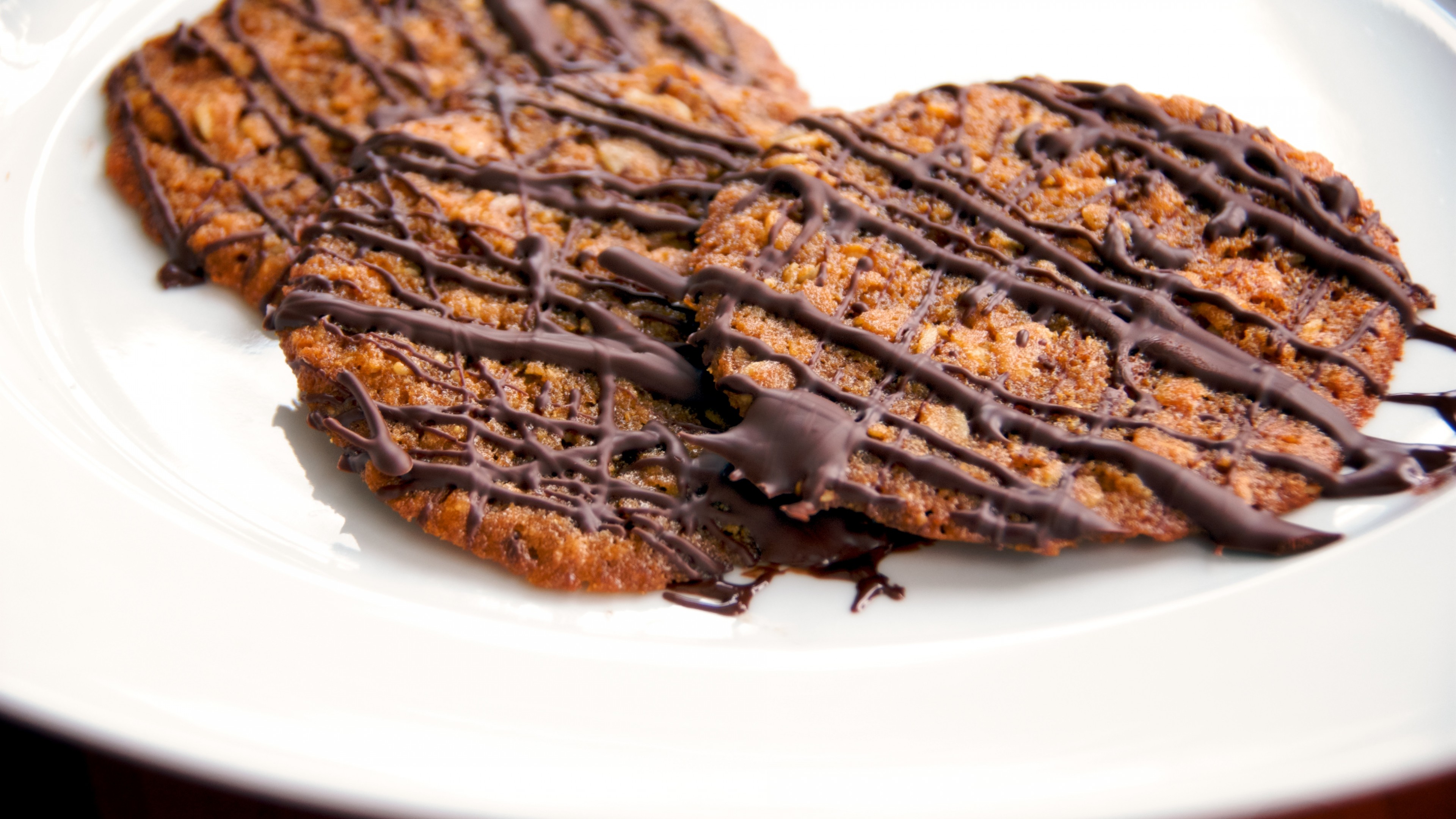 cookies, oatmeal, orange, chocolate, recipe, cooking, HD Wallpaper