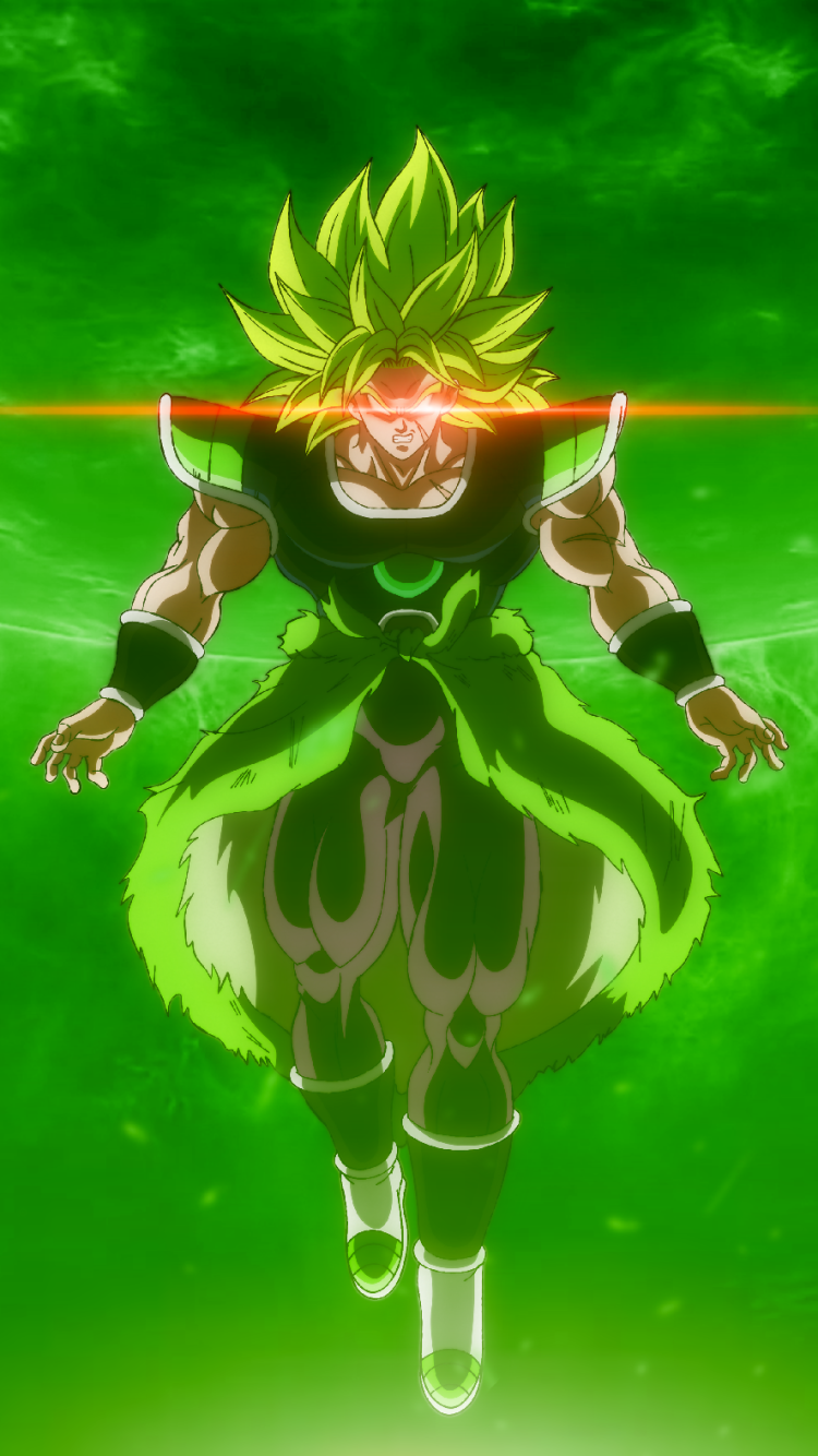 Anime Dragon Ball Super: Broly, Broly (Dragon Ball), 750x1334, Phone HD Wallpaper