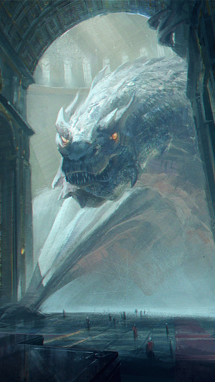 Fantasy Dragon, 750x1334, Phone HD Wallpaper