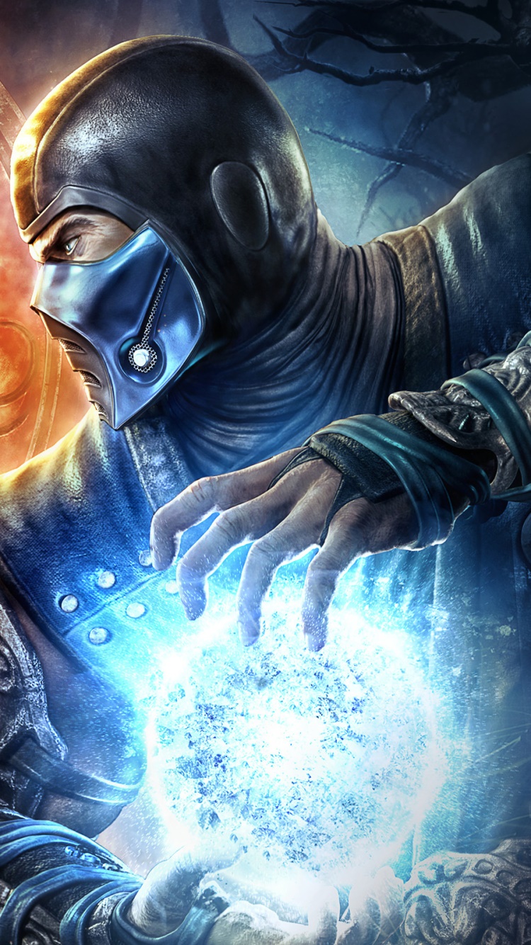 Video Game Mortal Kombat, Ninja, Mask, Sub-Zero (Mortal Kombat), 750x1334, Phone HD Wallpaper