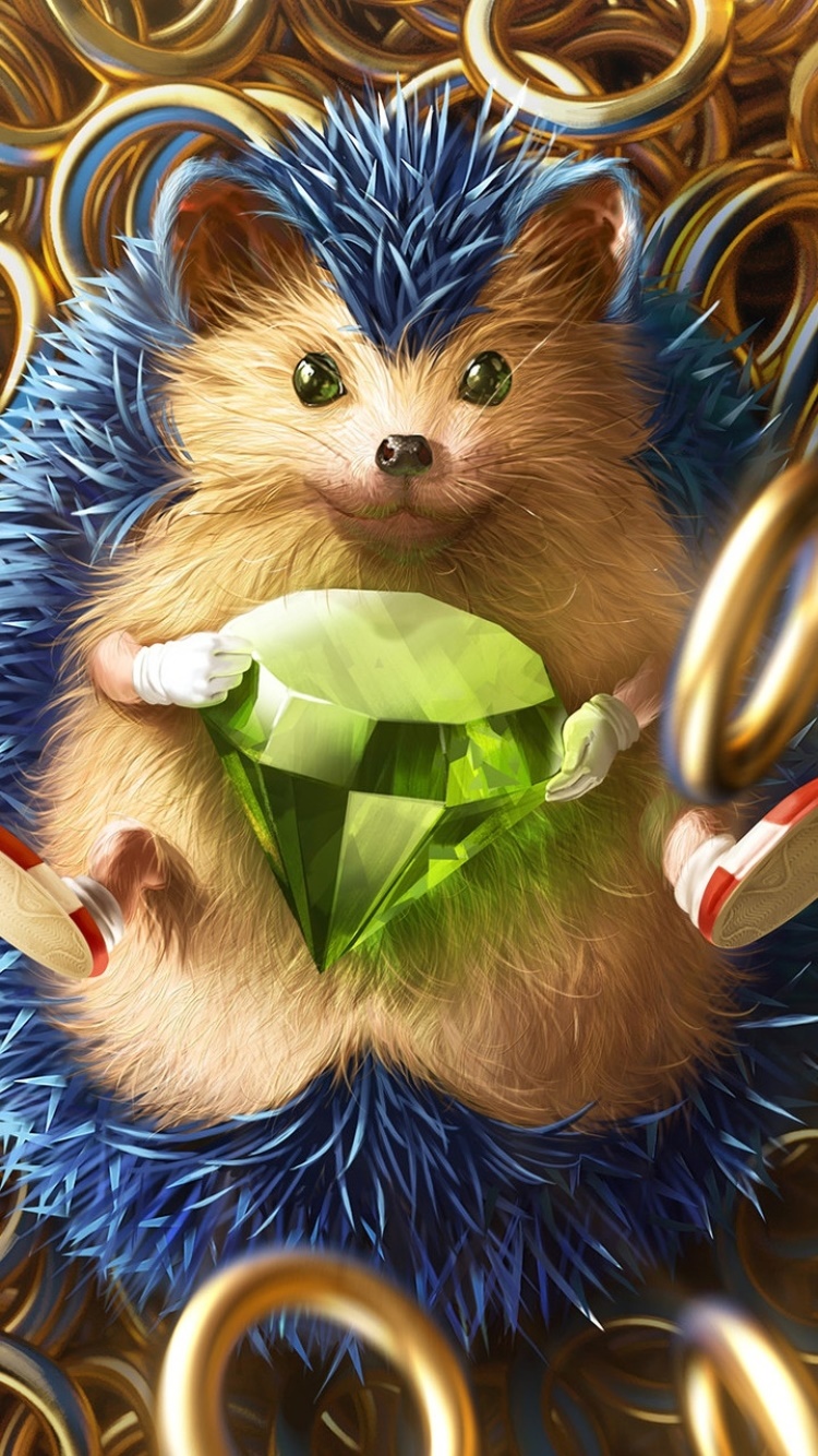 Video Game Sonic the Hedgehog, 750x1334, Phone HD Wallpaper