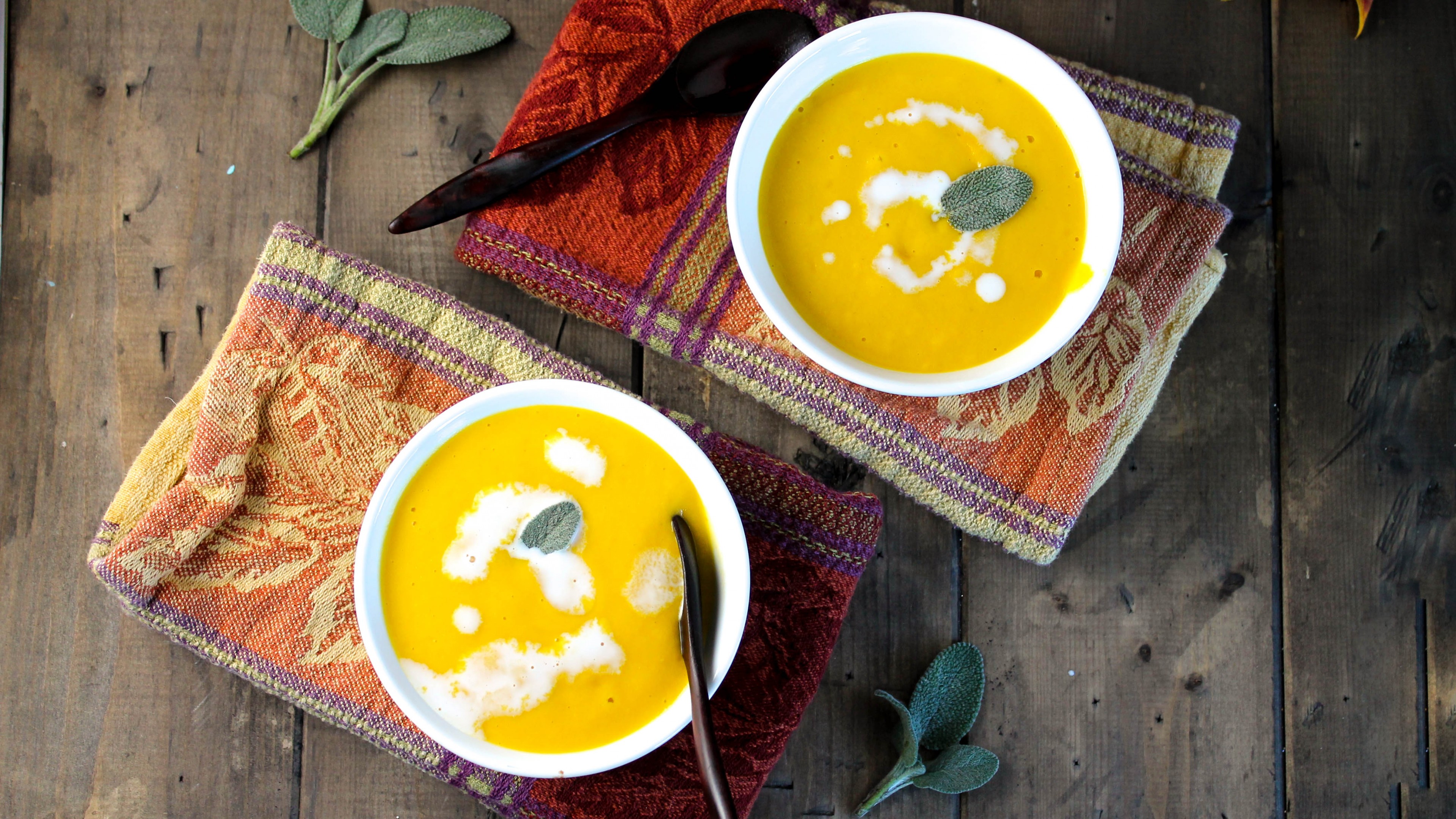 puree soup, cream, cream, pumpkin, HD Wallpaper
