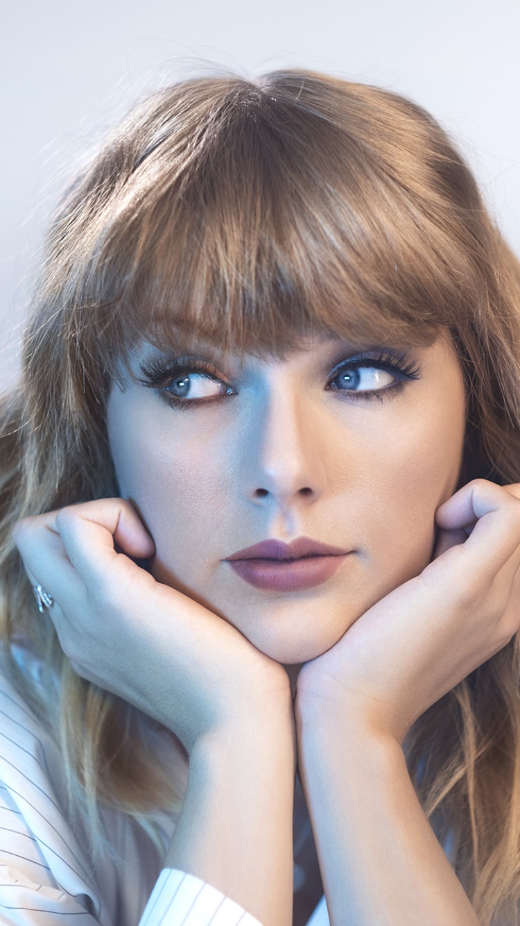 Music Taylor Swift, Blonde, Singer, Blue Eyes, Face, 750x1334, Phone HD Wallpaper