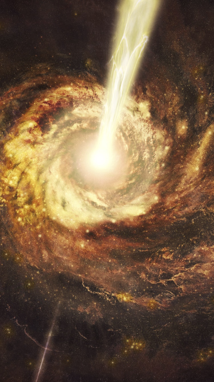 Sci Fi Quasar, 750x1334, Phone HD Wallpaper