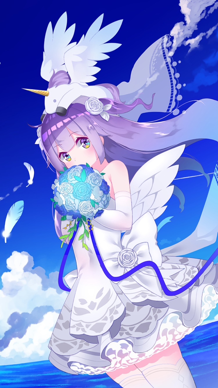 Anime Azur Lane, Unicorn (Azur Lane), 750x1334, Phone HD Wallpaper