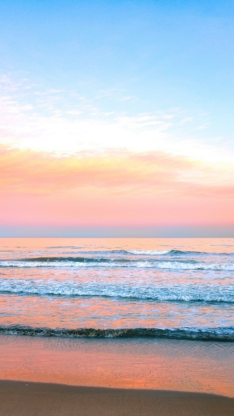 Earth Ocean, Sky, Sea, Horizon, 750x1334, Phone HD Wallpaper