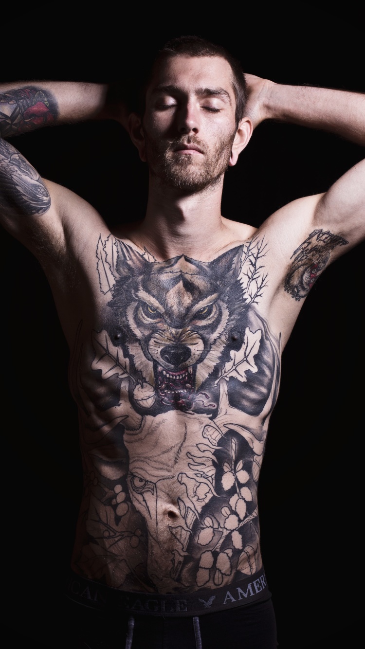 Artistic Tattoo, 750x1334, Phone HD Wallpaper