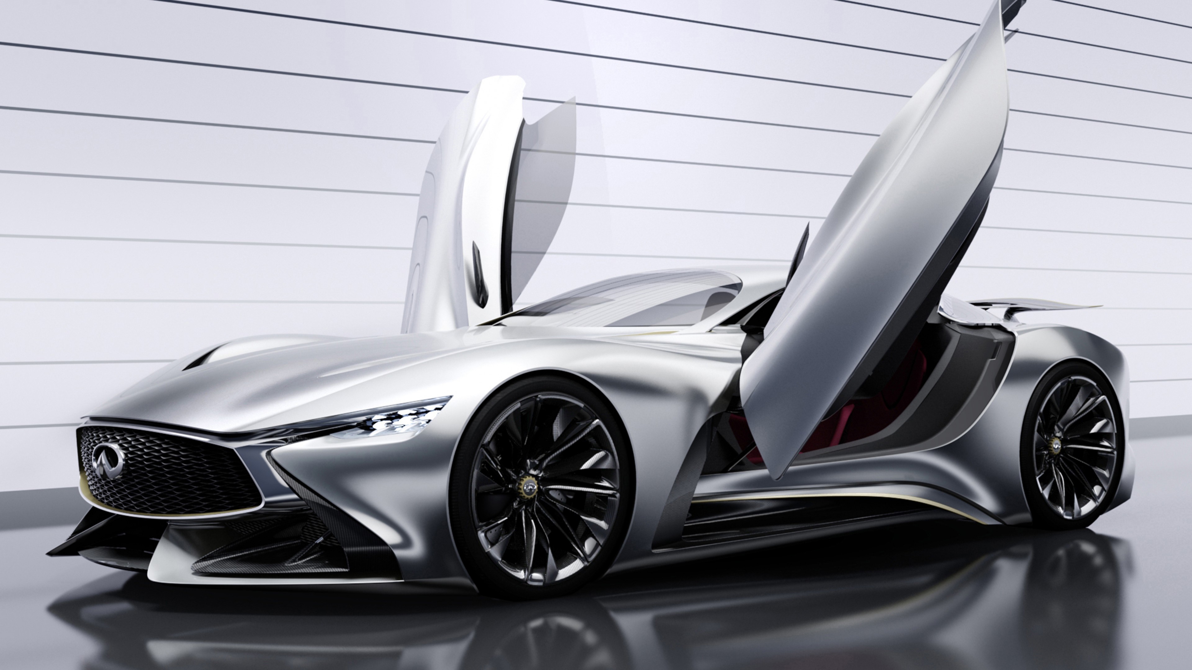 Infiniti, Vision, Gran Turismo, concept, metallic, matt, HD Wallpaper