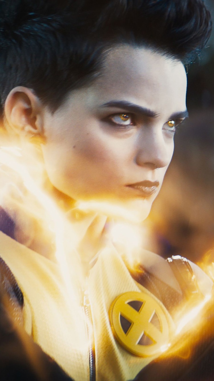 Movie Deadpool 2, Negasonic Teenage Warhead, Brianna Hildebrand, 750x1334, Phone HD Wallpaper