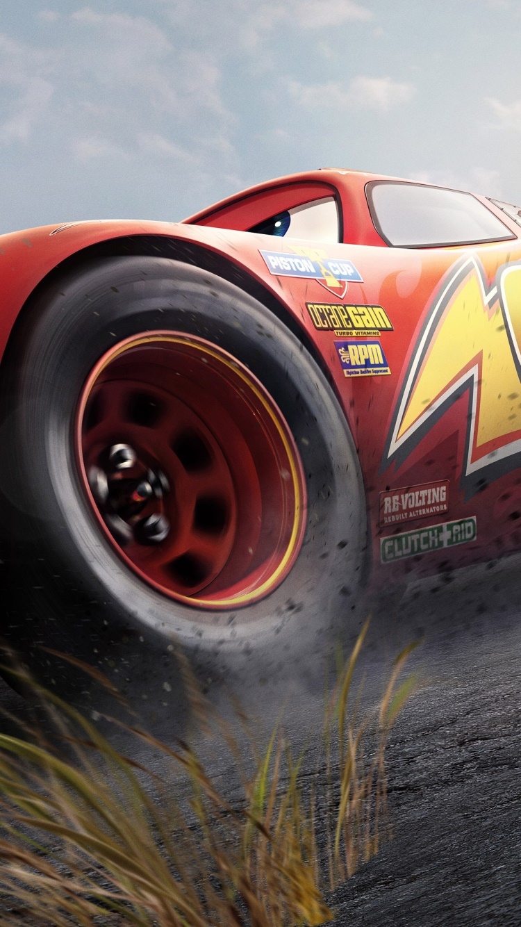 Movie Cars 3, Lightning McQueen, 750x1334, Phone HD Wallpaper