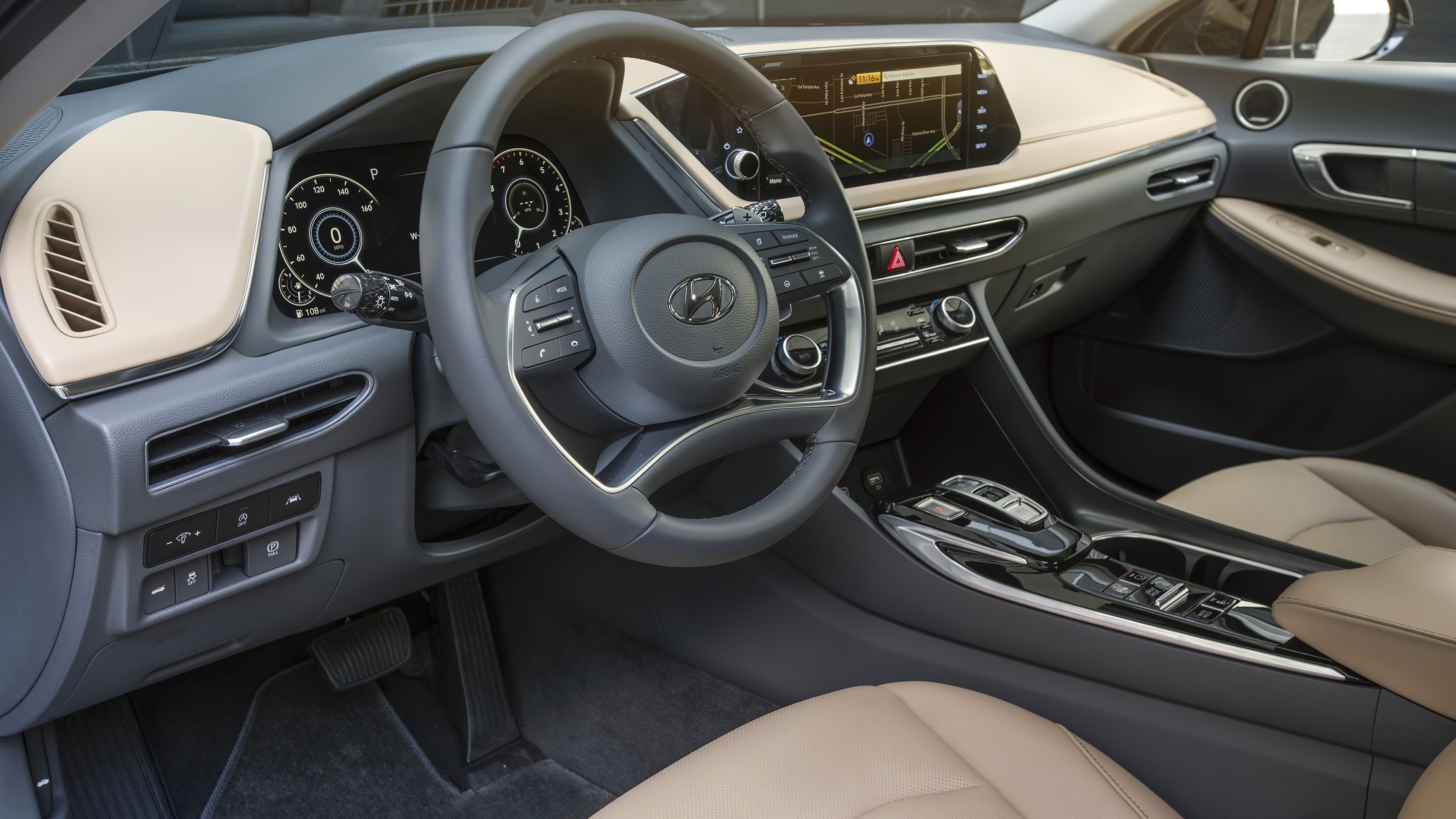 Hyundai Sonata Limited, 2020 cars, 4K, HD Wallpaper