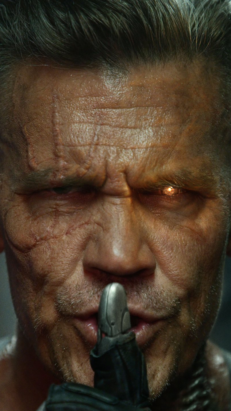 Movie Deadpool 2, Cable (Marvel Comics), Josh Brolin, 750x1334, Phone HD Wallpaper