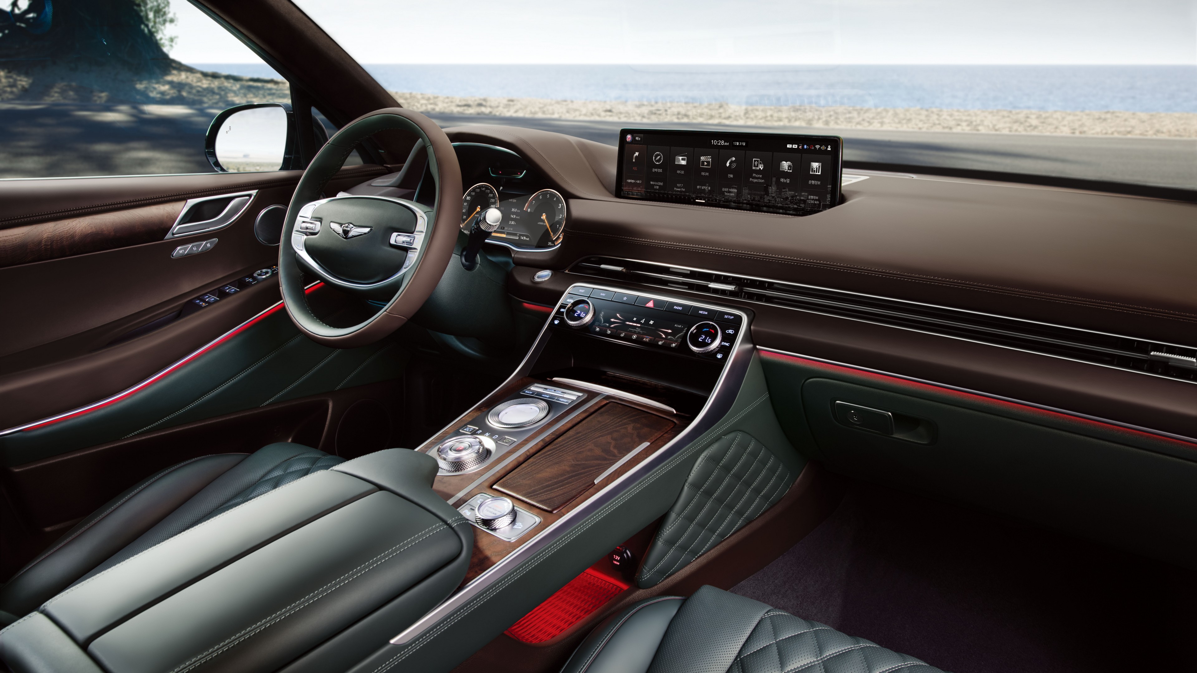 Genesis GV80, 2021 cars, interior, SUV, luxury cars, 4K, HD Wallpaper