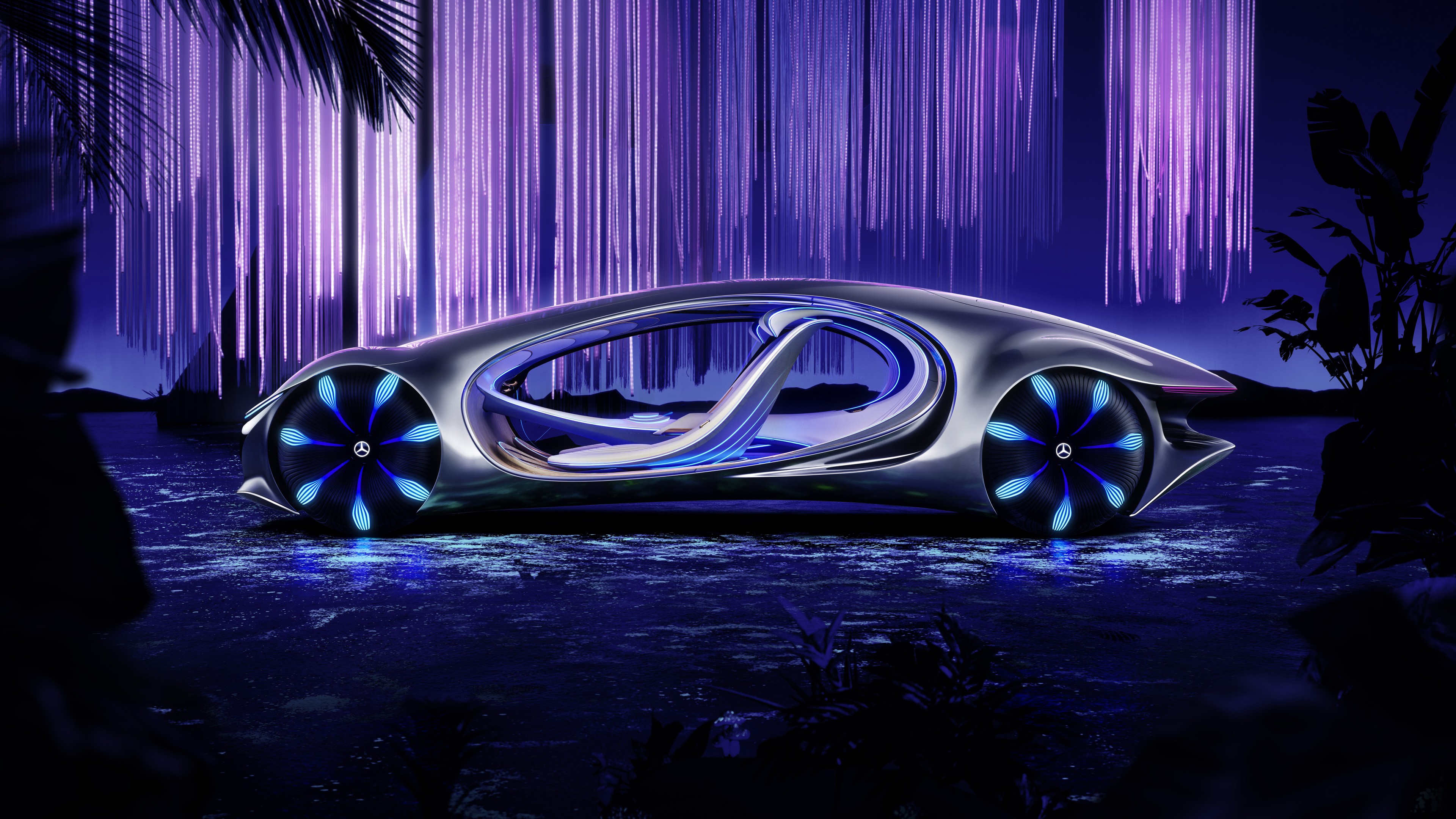 Mercedes-Benz VISION AVTR, CES 2020, electric cars, 4K, HD Wallpaper