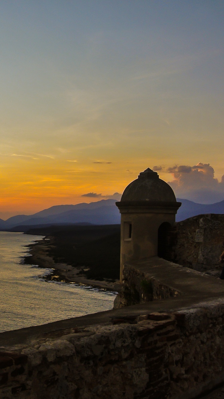 Earth Sunset, Cuba, Santiago De Cuba, 750x1334, Phone HD Wallpaper