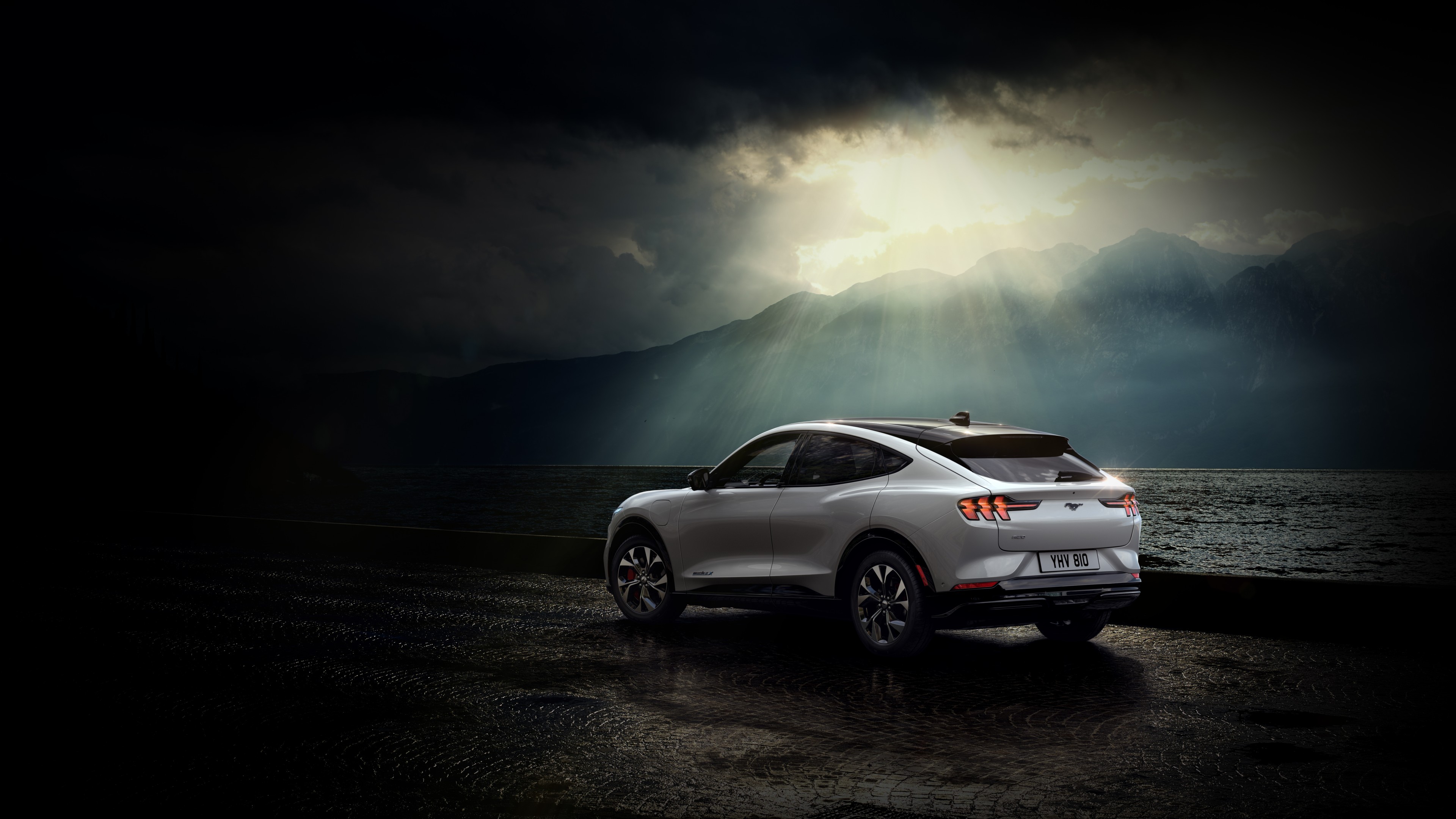 Ford Mustang Mach-E, SUV, 2021 cars, electric cars, crossover, 4K, HD Wallpaper