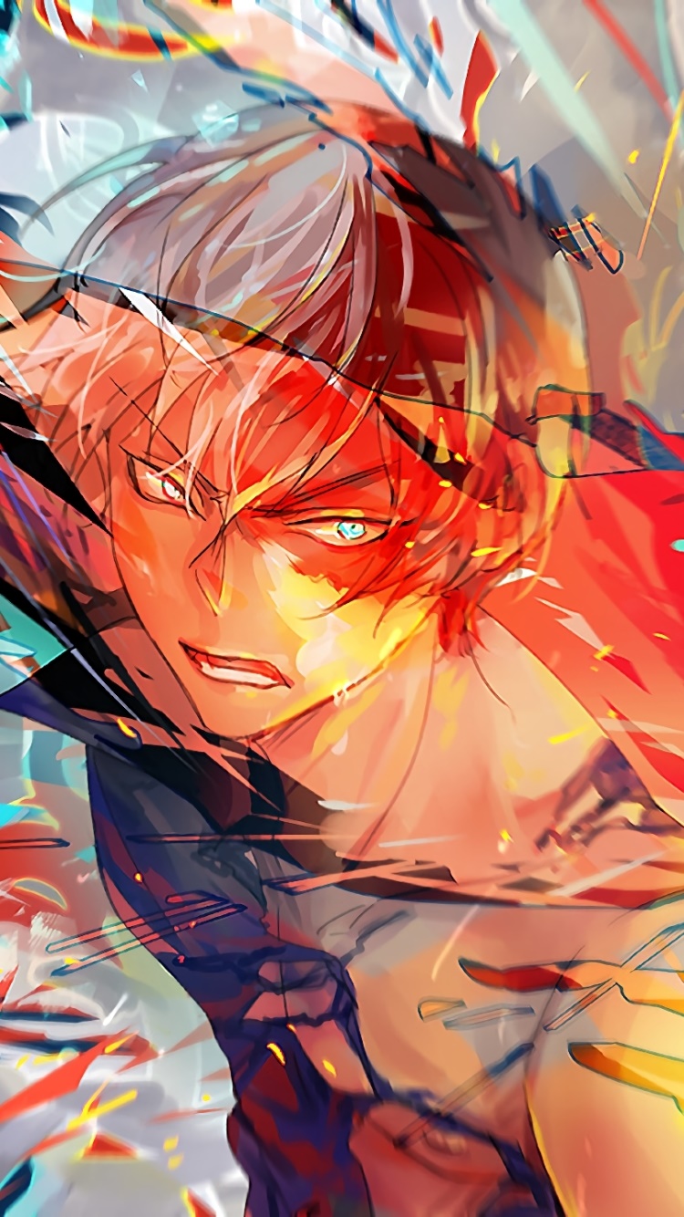 Anime My Hero Academia, Shoto Todoroki, 750x1334, Phone HD Wallpaper