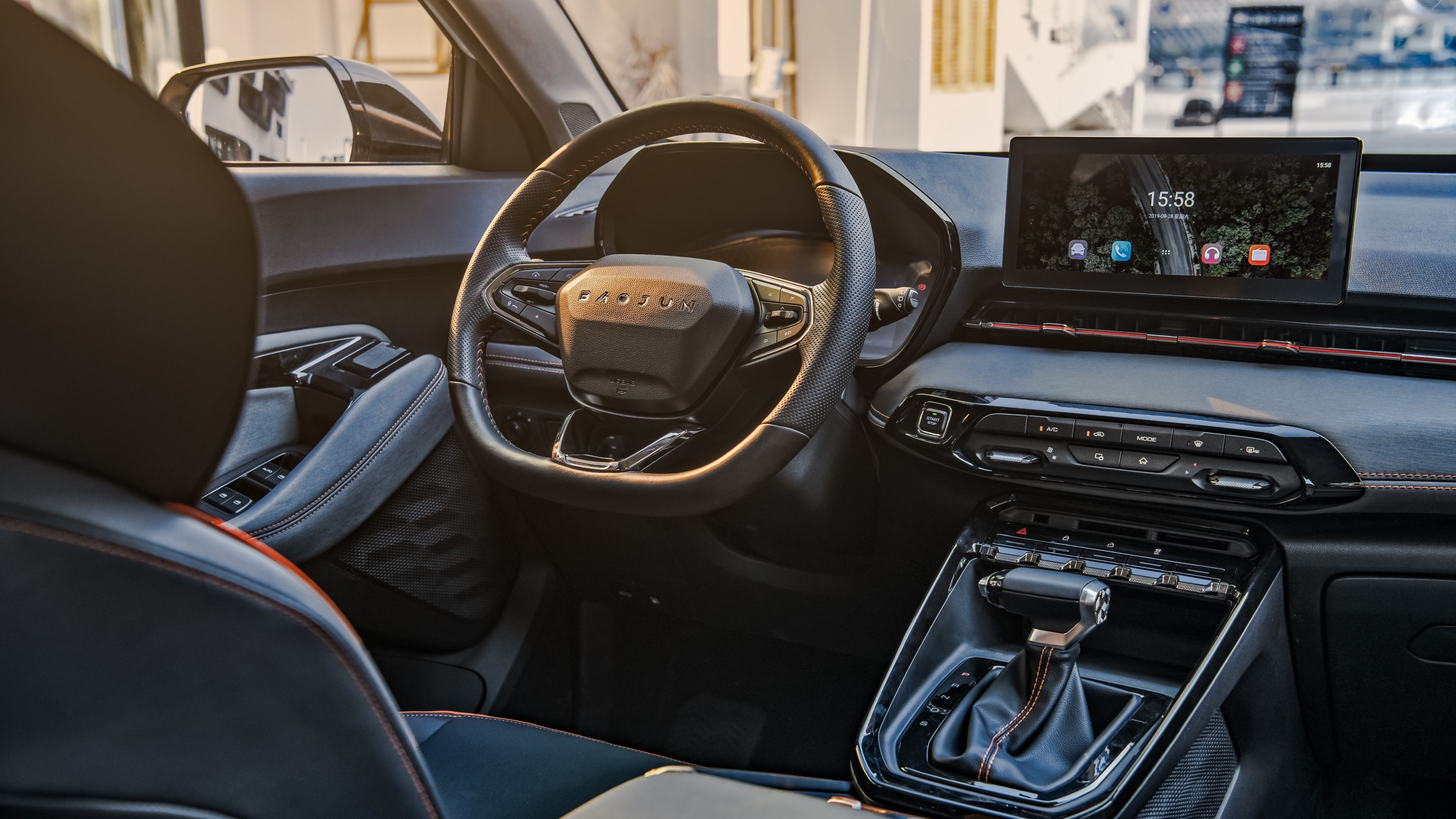 Baojun RS-3, interior, SUV, 2019 cars, 4K, HD Wallpaper