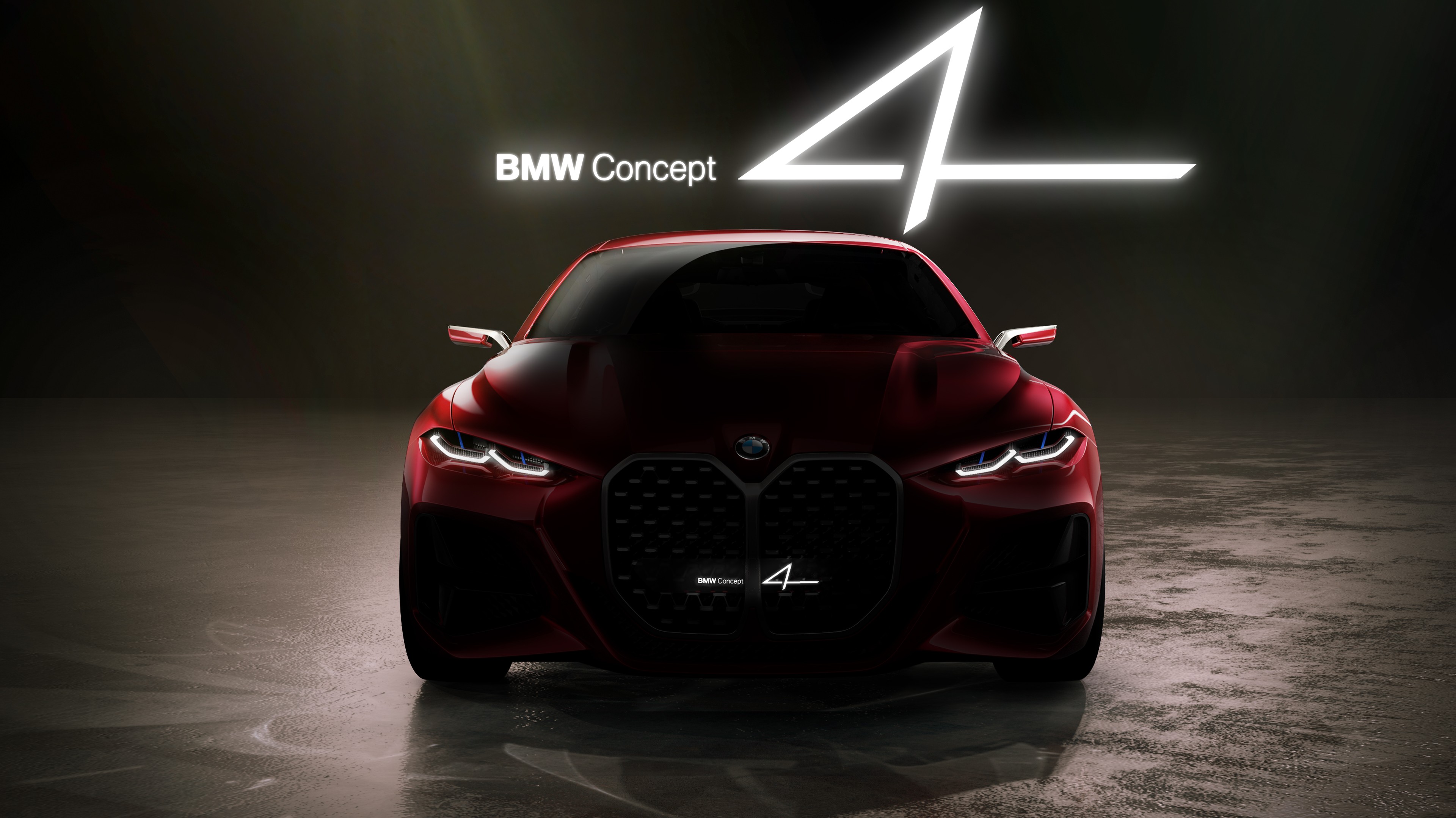 BMW Concept 4, electric cars, Frankfurt Motor Show 2019, 4K, HD Wallpaper