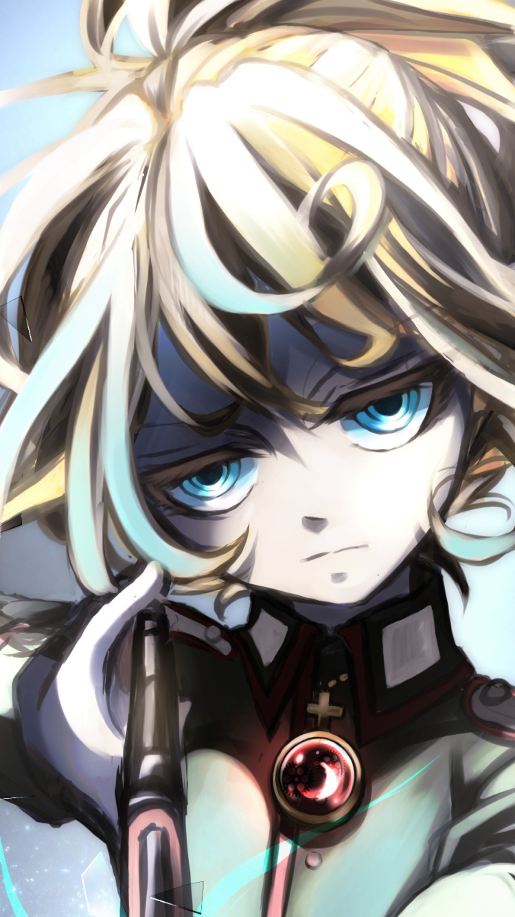 Anime Youjo Senki, Tanya Degurechaff, 750x1334, Phone HD Wallpaper