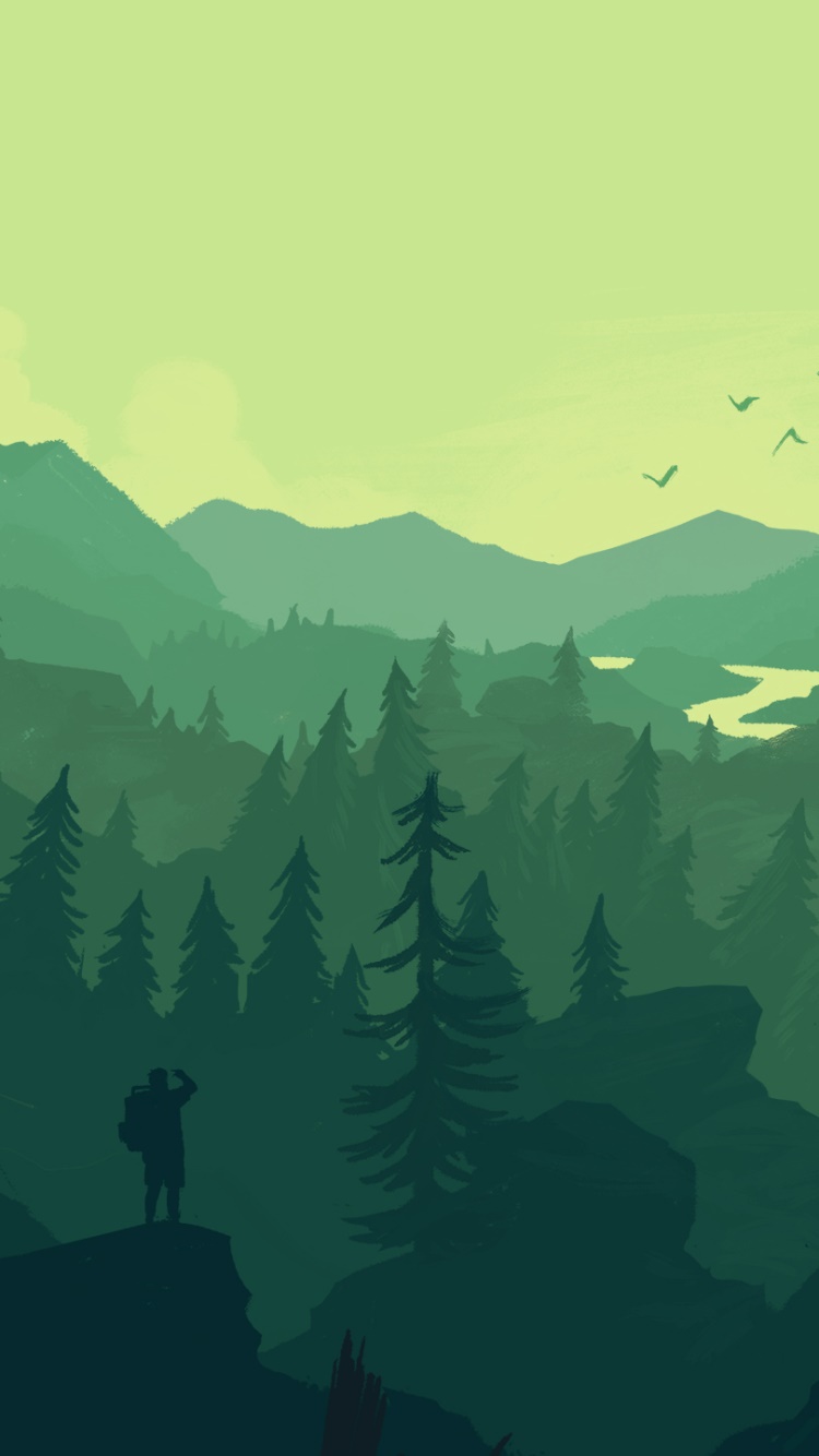 Video Game Firewatch, 750x1334, Phone HD Wallpaper