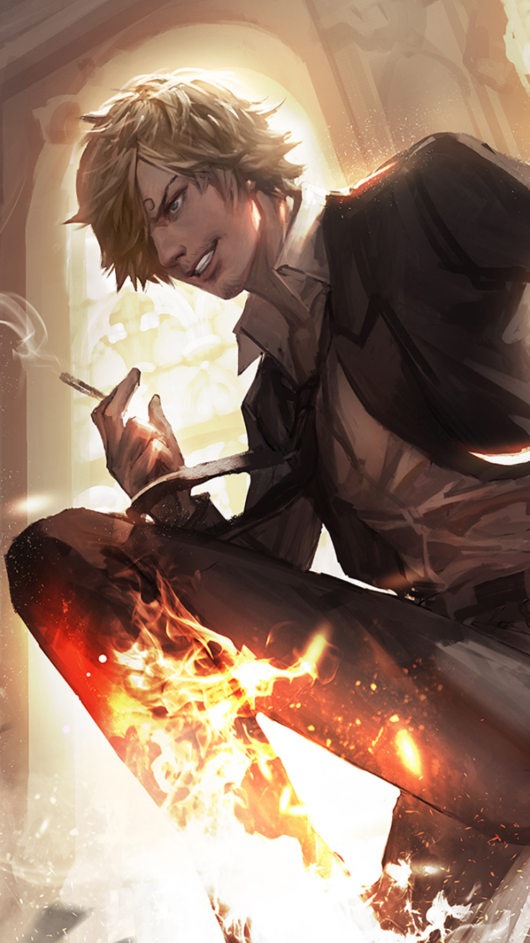 Anime One Piece, Sanji (One Piece), 750x1334, Phone HD Wallpaper