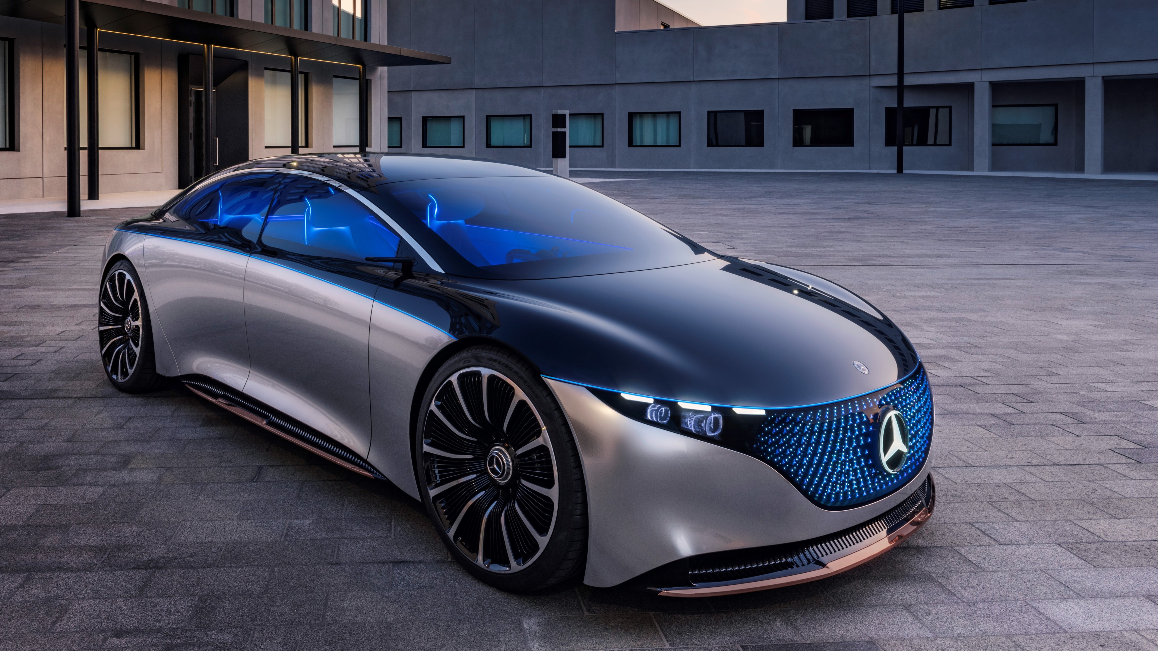 Mercedes-Benz Vision EQS, Frankfurt Motor Show 2019, 4K, HD Wallpaper