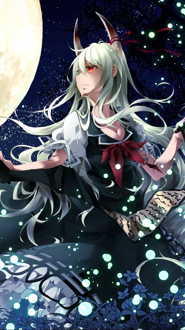 Anime Touhou, 750x1334, Phone HD Wallpaper