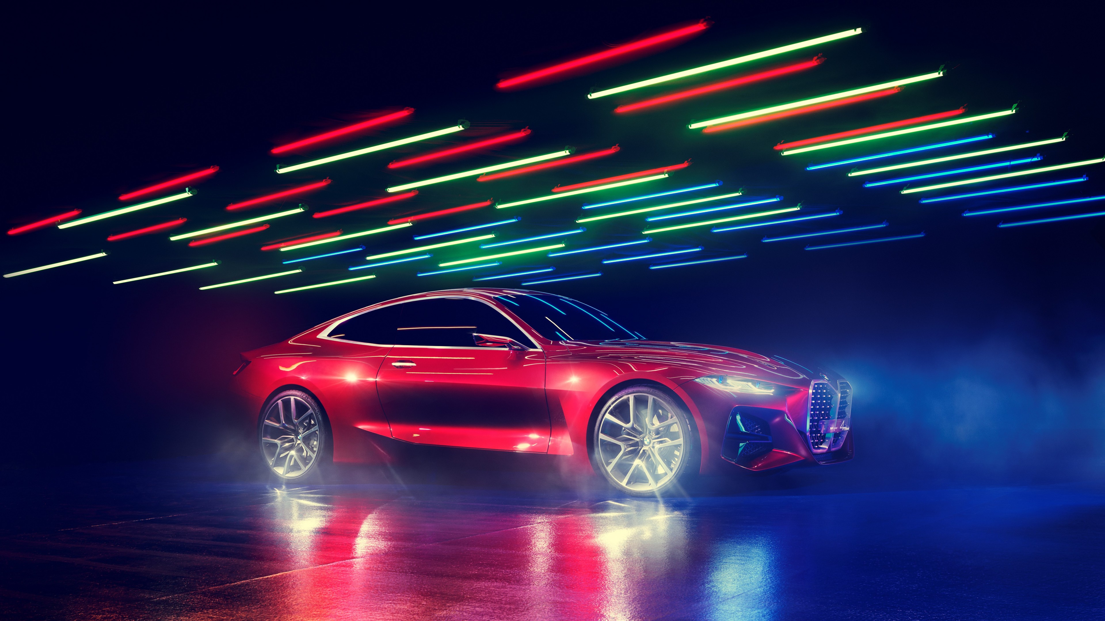 BMW Concept 4, electric cars, Frankfurt Motor Show 2019, 4K, HD Wallpaper