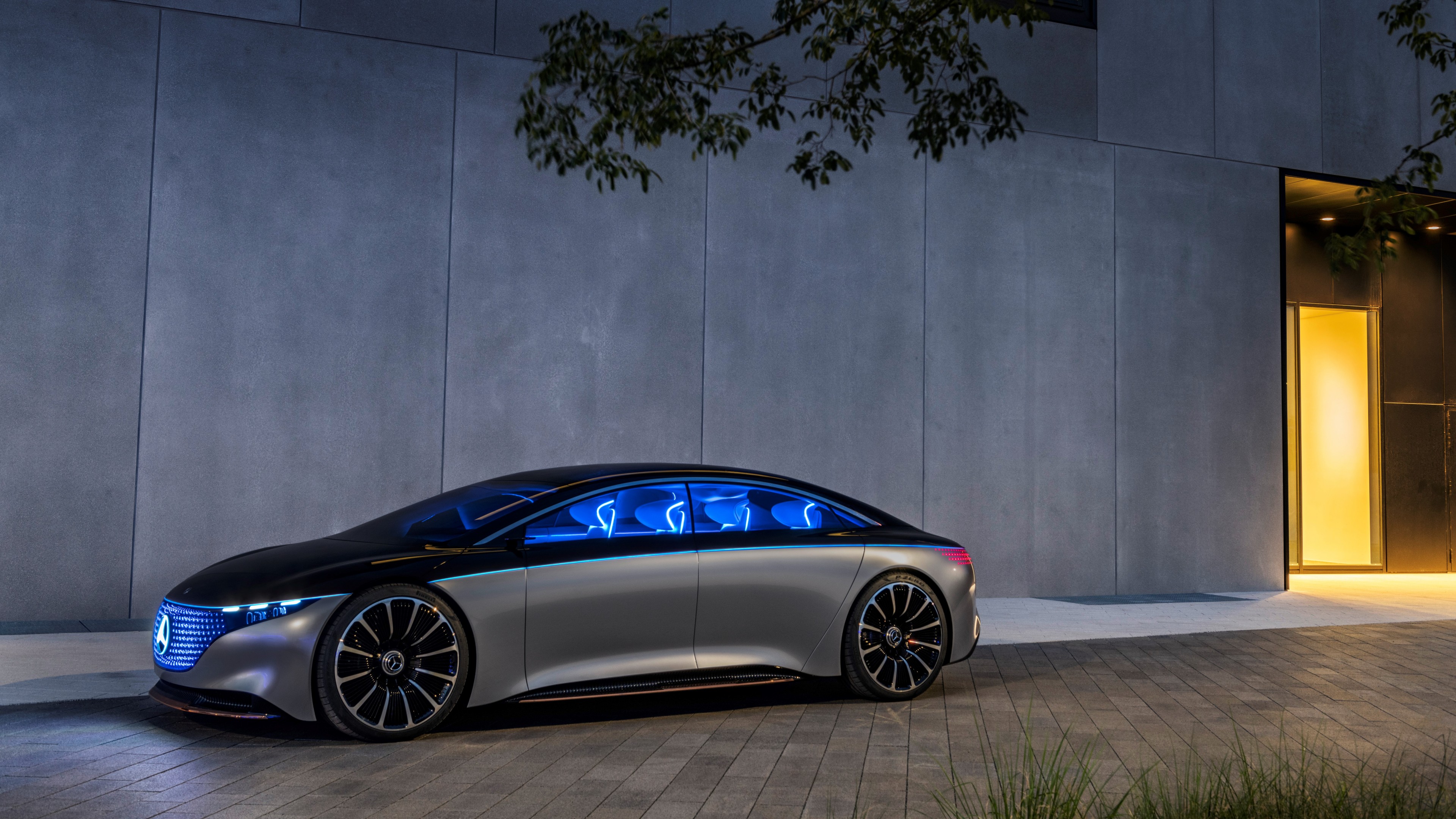 Mercedes-Benz Vision EQS, Frankfurt Motor Show 2019, 4K, HD Wallpaper