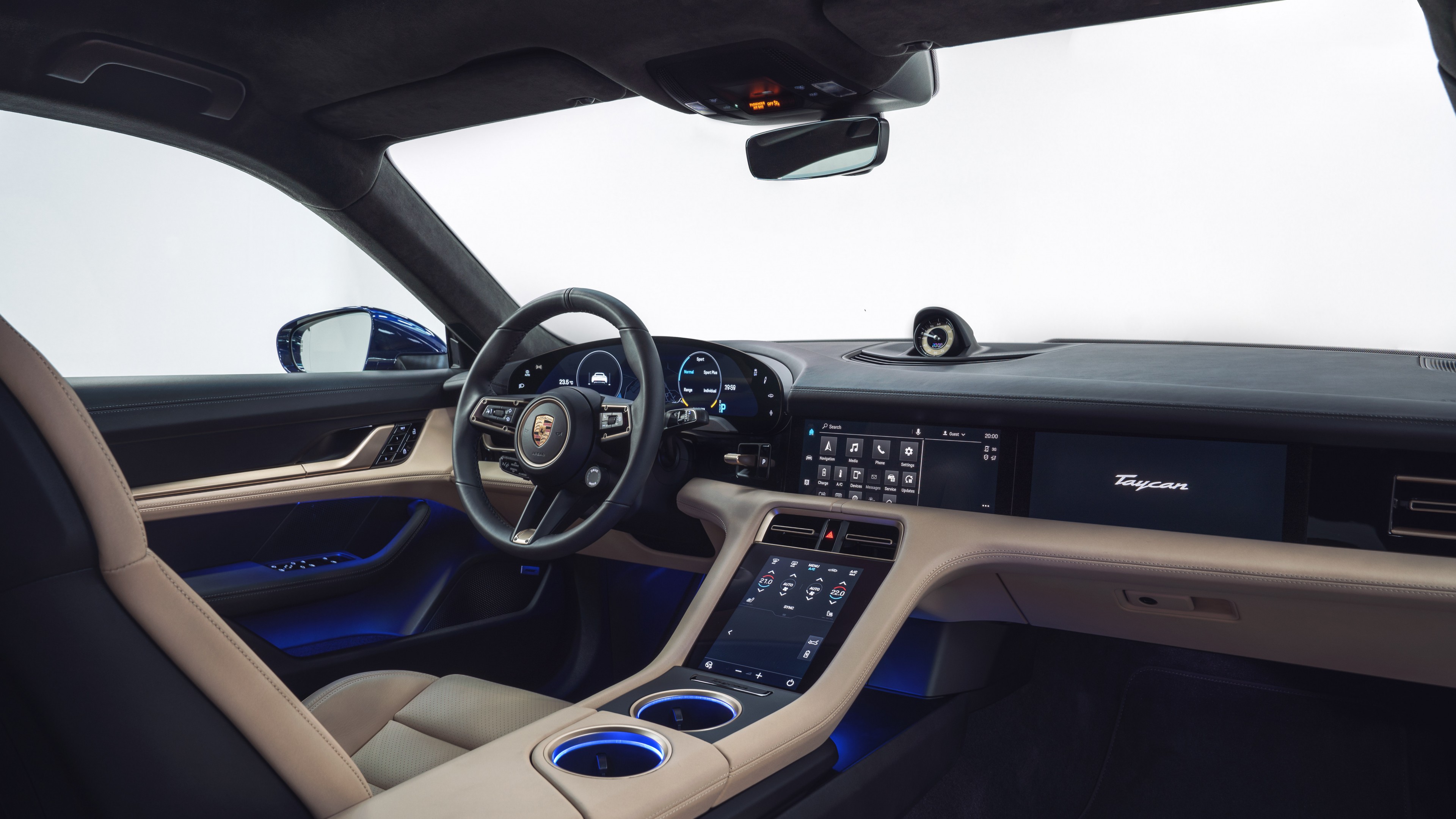 Porsche Taycan, electric cars, 2019 cars, 4K, HD Wallpaper