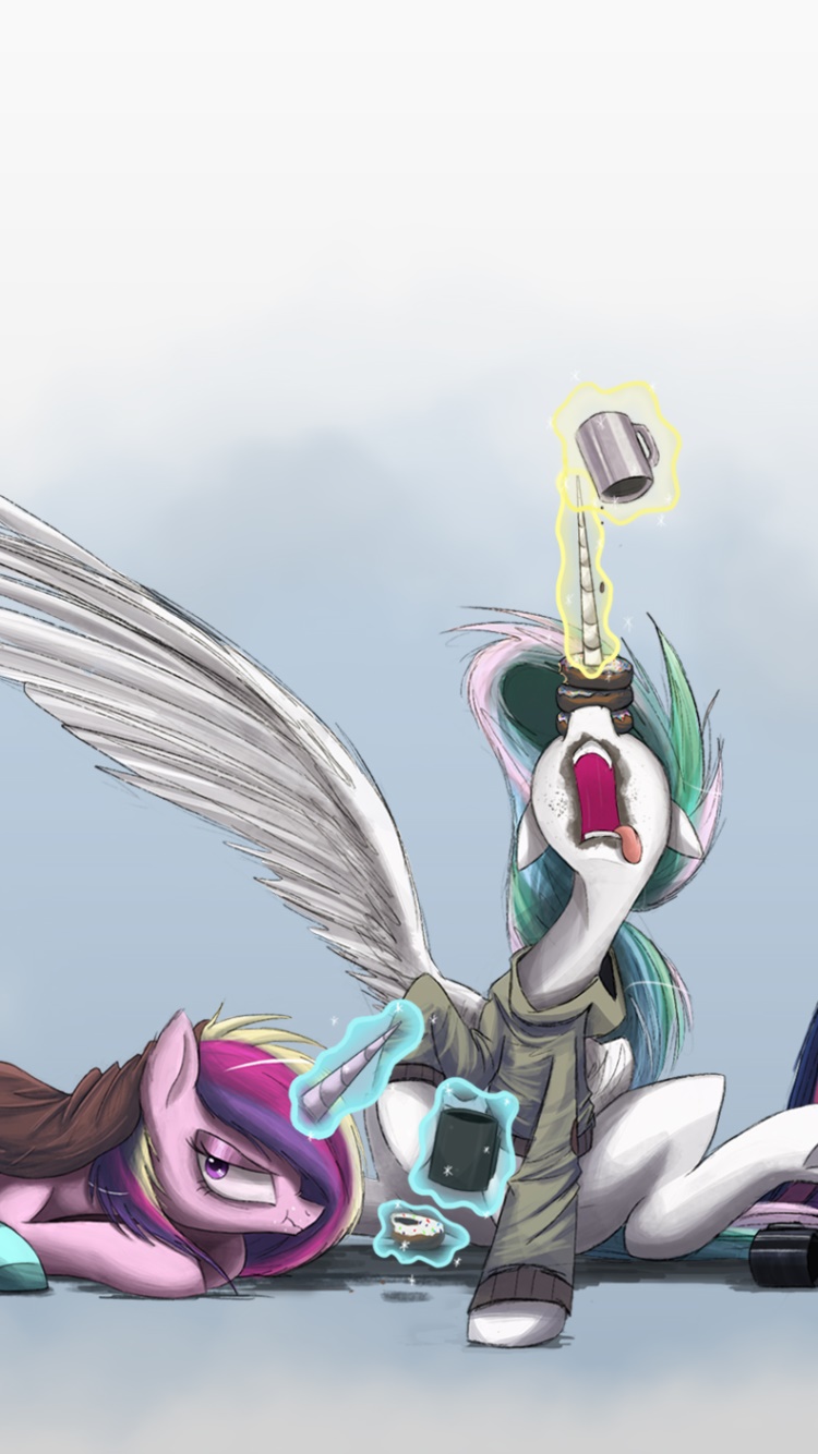 TV Show My Little Pony: Friendship is Magic, Princess Cadance, Princess Celestia, 750x1334, Phone HD Wallpaper
