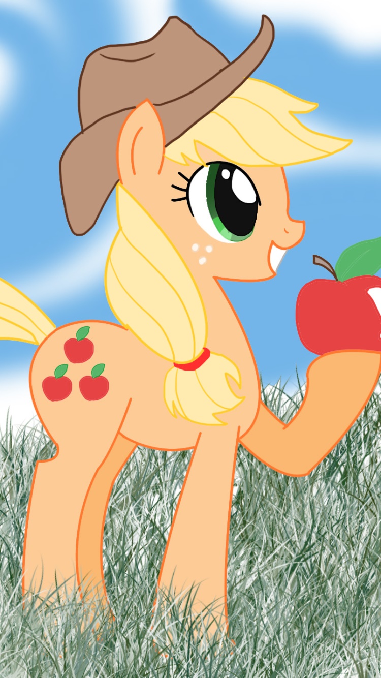 TV Show My Little Pony: Friendship is Magic, Applejack (My Little Pony), 750x1334, Phone HD Wallpaper